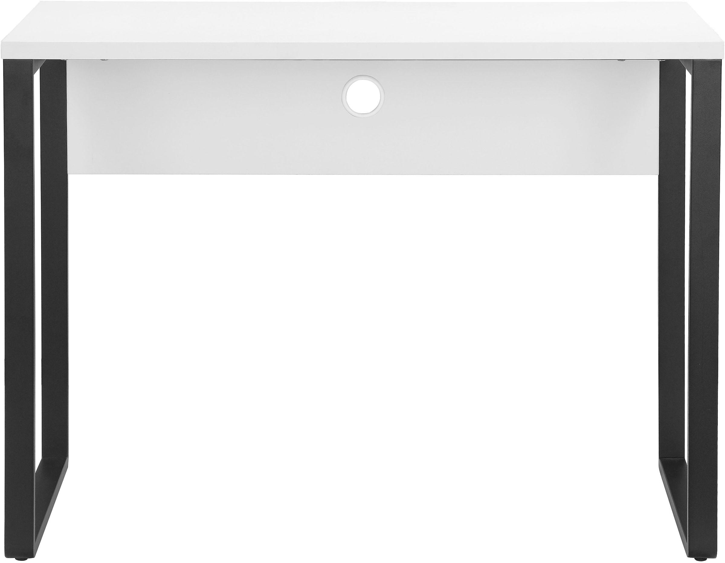 Places of Style Schreibtisch »Moid«, Computertisch, Kabeldurchlass, Metallkufen, Breite 100 cm
