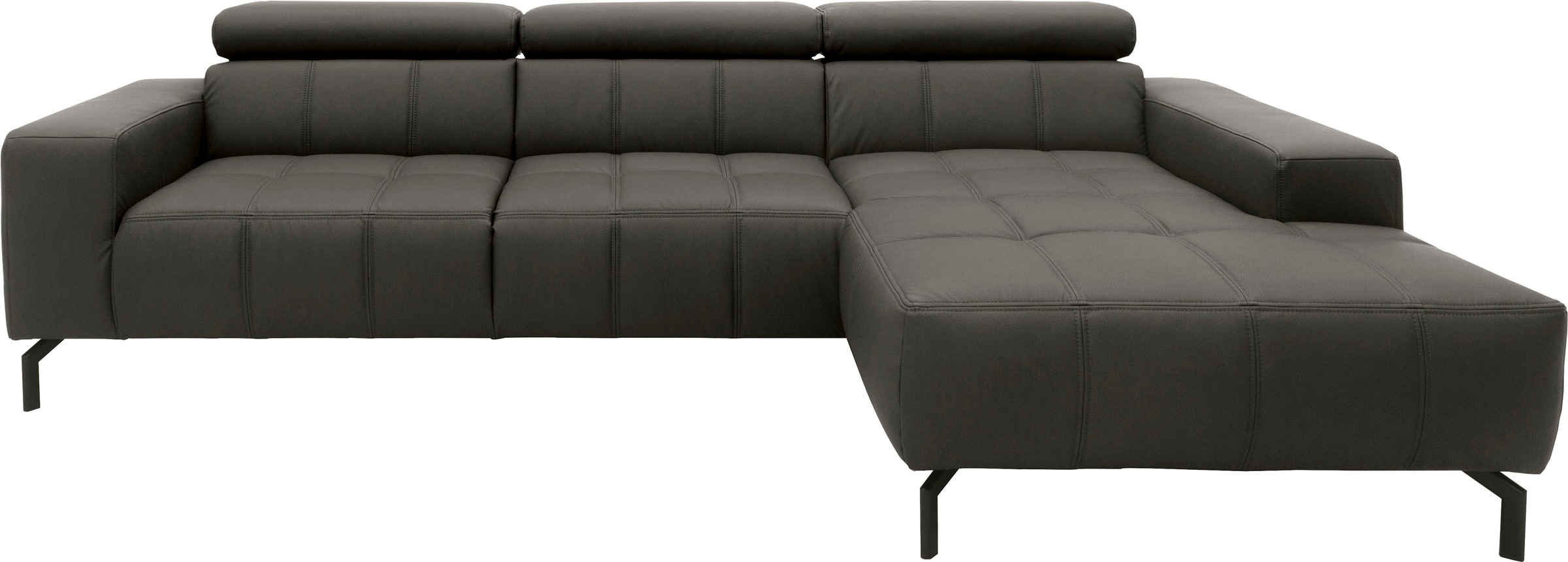DOMO collection Ecksofa »Cunelli tolle Sitznähte als Designelement, fester günstig online kaufen