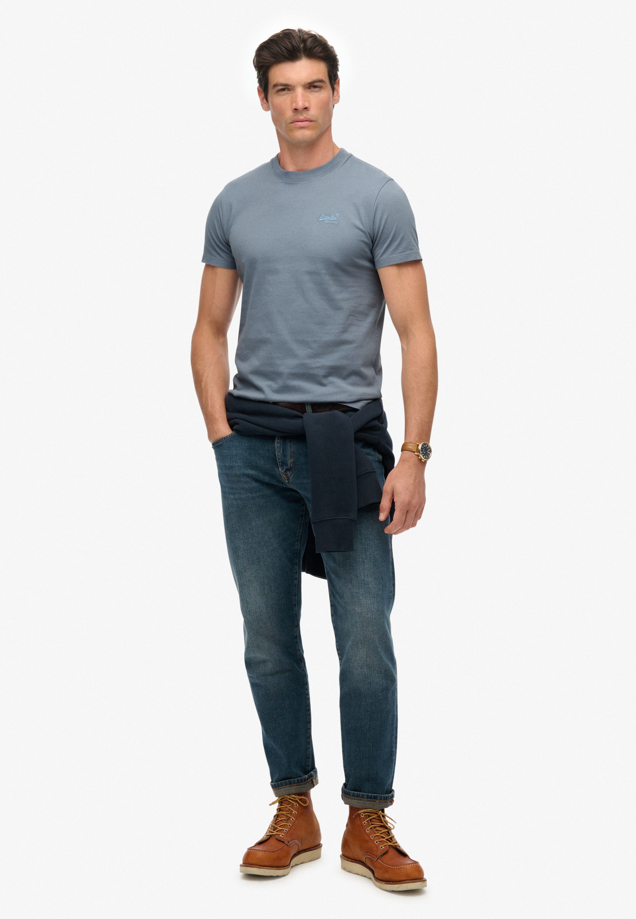 Superdry Rundhalsshirt »ESSENTIAL LOGO EMB TEE«