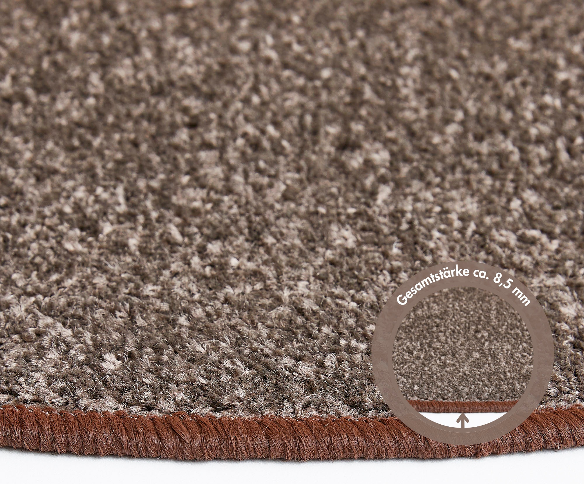 Andiamo Stufenmatte »Casablanca, Made in Netherlands«, halbrund, 6,5 mm Höh günstig online kaufen
