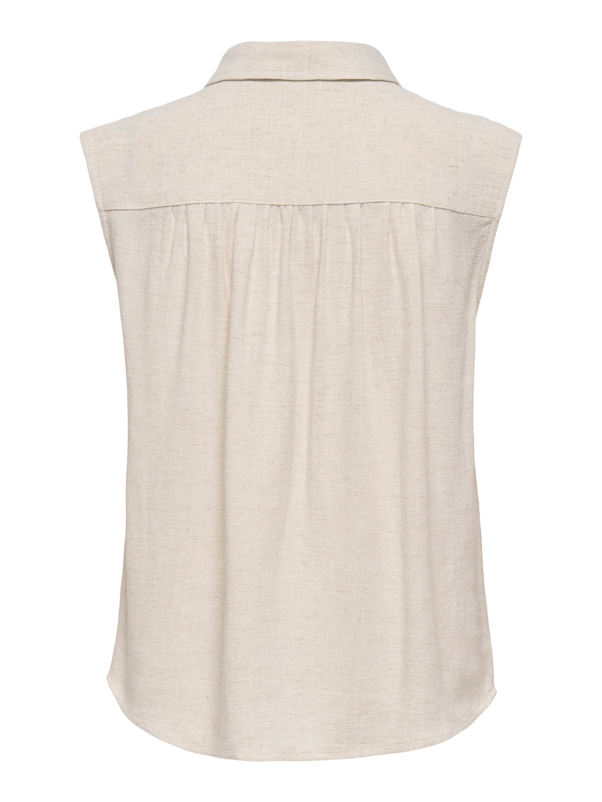 ONLY CARMAKOMA Blusentop »CARSIESTA S/L LINEN BL SHIRT PNT NOOS« Viskosemischung, regular fit, mit Leinen