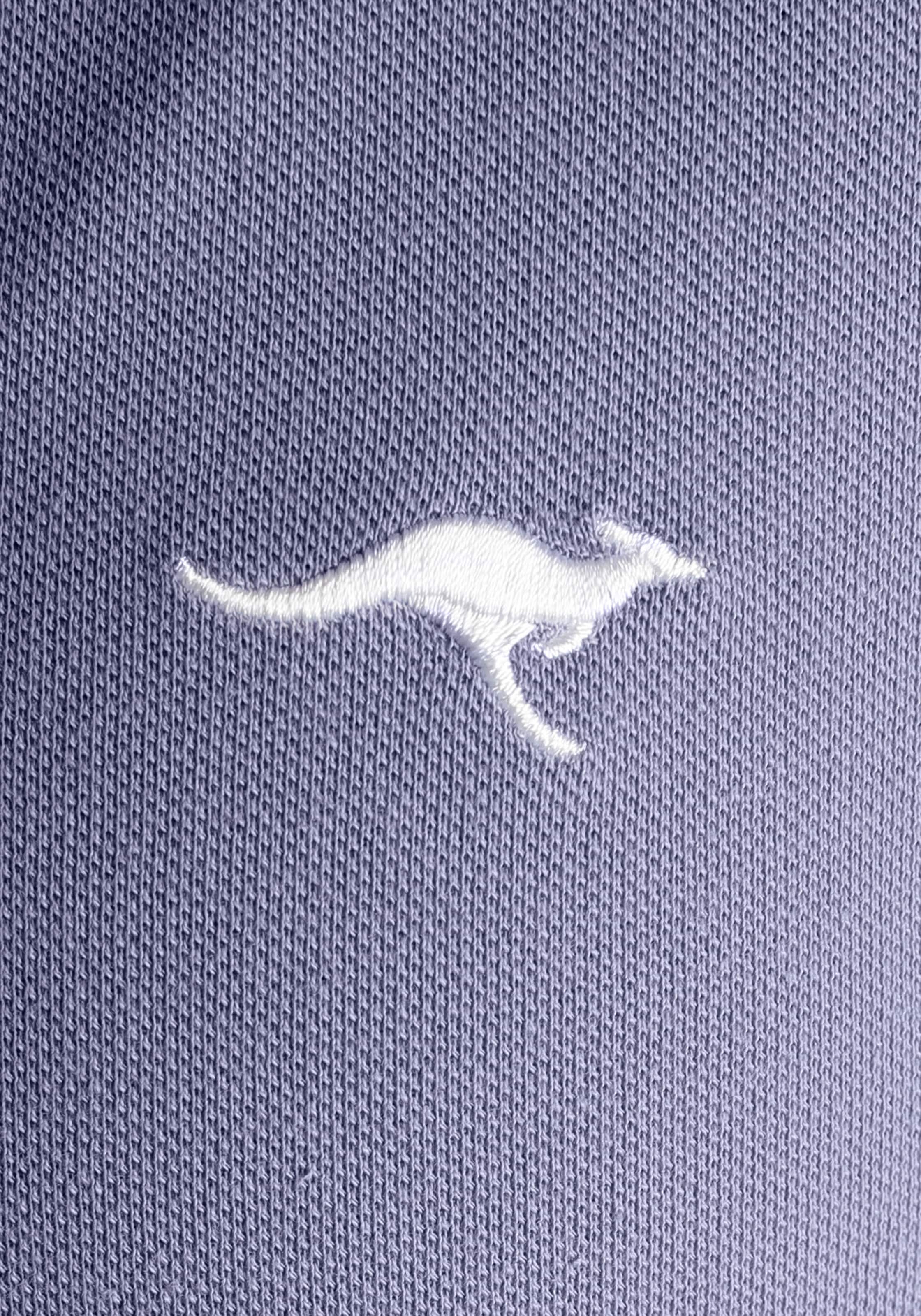 KangaROOS Poloshirt Kurzarm,  unifarben,  Polokragen,  aus Baumwolle, große Größen