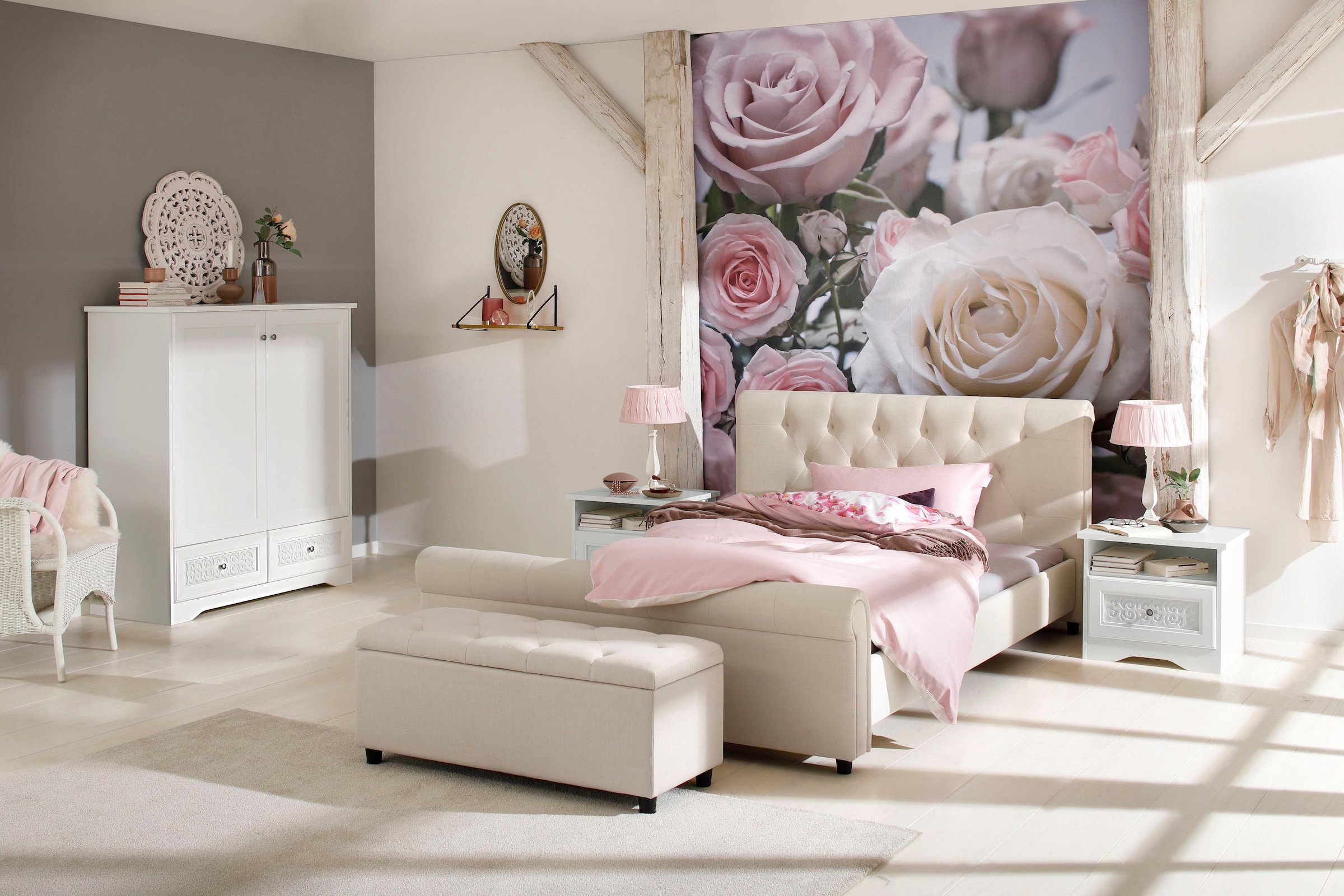2. Bild von Home affaire Polsterbett »Goronna«, in 5 verschiedenen Farben und 4 Breiten