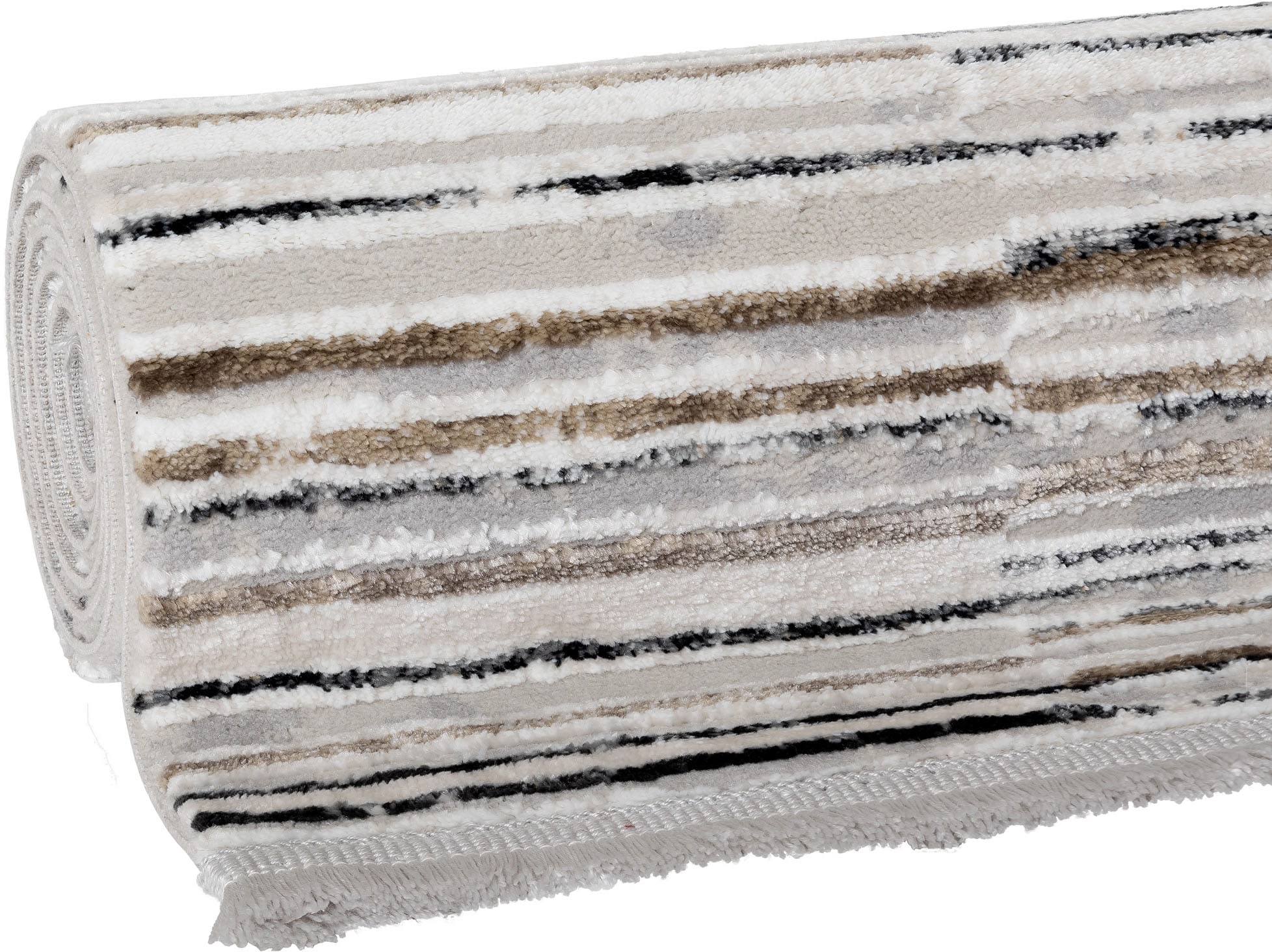 Sehrazat Teppich »Glory 260«, rechteckig, 10 mm Höhe, Hoch-Tief-Struktur, Kurzflorteppich, Wohnzimmer
