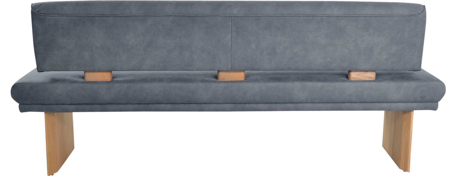 K+W Komfort & Wohnen Polsterbank »Longbeach«, (1 St.), Spitzkissenoptik im Sitz, wahlweise in der Breite 204cm oder 224cm