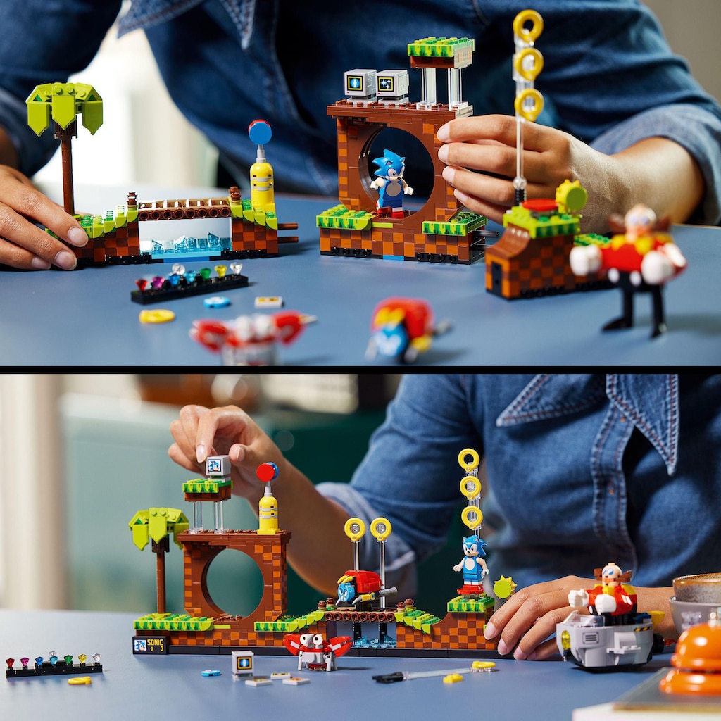 LEGO® Konstruktionsspielsteine »Sonic the Hedgehog™ – Green Hill Zone (21331), LEGO® Ideas«, (1125 St.)