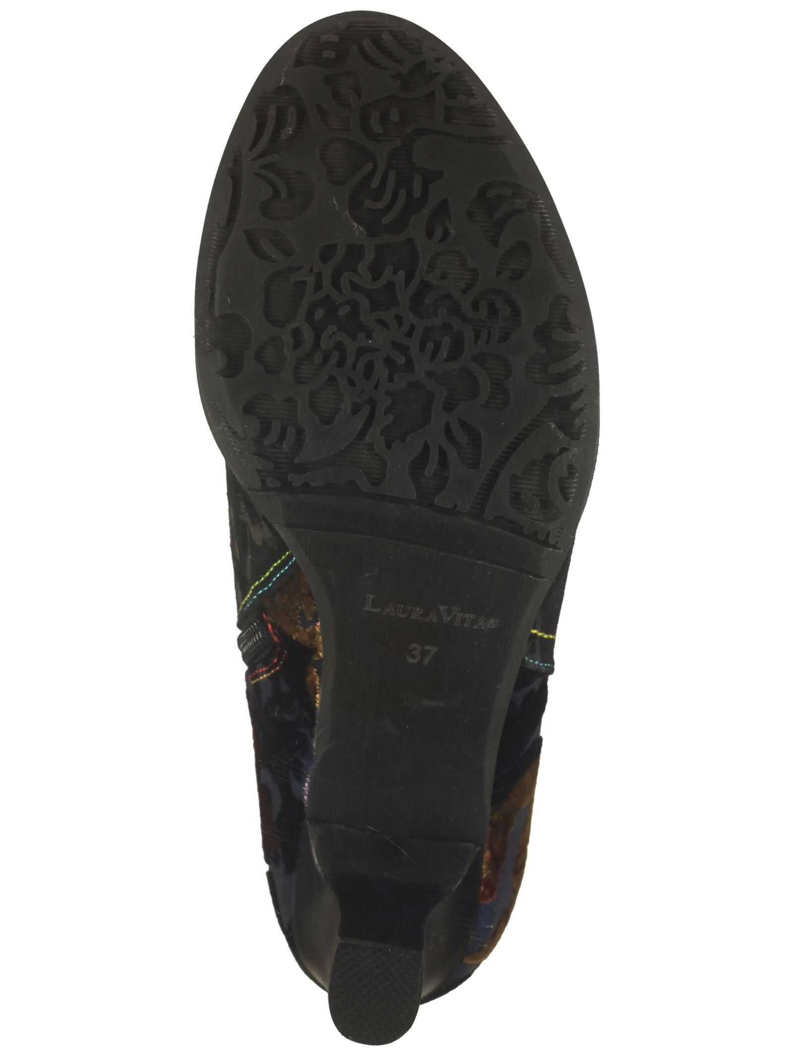 LAURA VITA High-Heel-Stiefelette »LAURA VITA Stiefelette Leder/Textil«