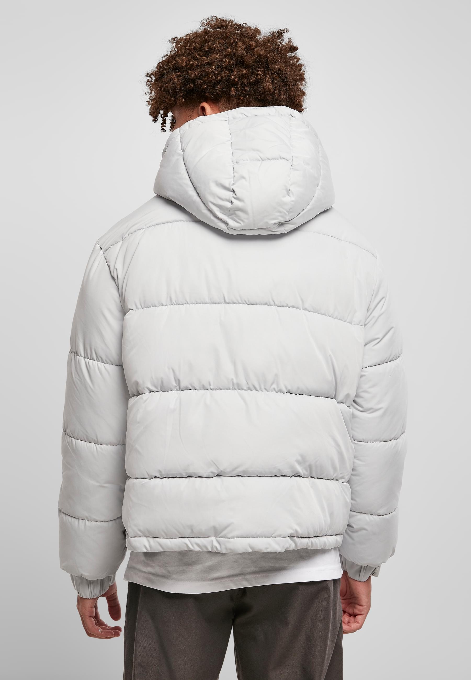 URBAN CLASSICS Winterjacke »Urban Classics Herren Hooded Cropped Pull Over Jacket« 1 Stk. tlg. mit Kapuze