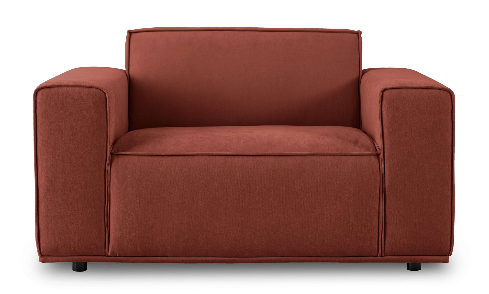 Home affaire Loveseat »Avelin, 1.5 Sitzer, 140 cm, Chenille, Struktur-Boucl günstig online kaufen