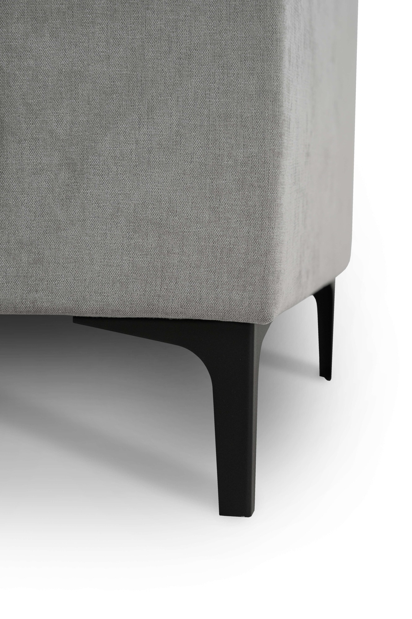 Places of Style Ecksofa »Polsterecke Oland, Struktur, Flachgewebe, Luxus-Microfaser, Boucle«, 280 cm, im zeitlosem Design und hochwertiger Verabeitung