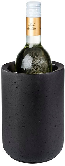 APS Wein- und Sektkühler »Element, Maße ca. Ø 12 cm, Höhe 19 cm, Innendurchmesser ca. 9,5 cm«, (1 tlg.), aus Naturstein, für Flaschen und Getränke, auch als Vase einsetzbar