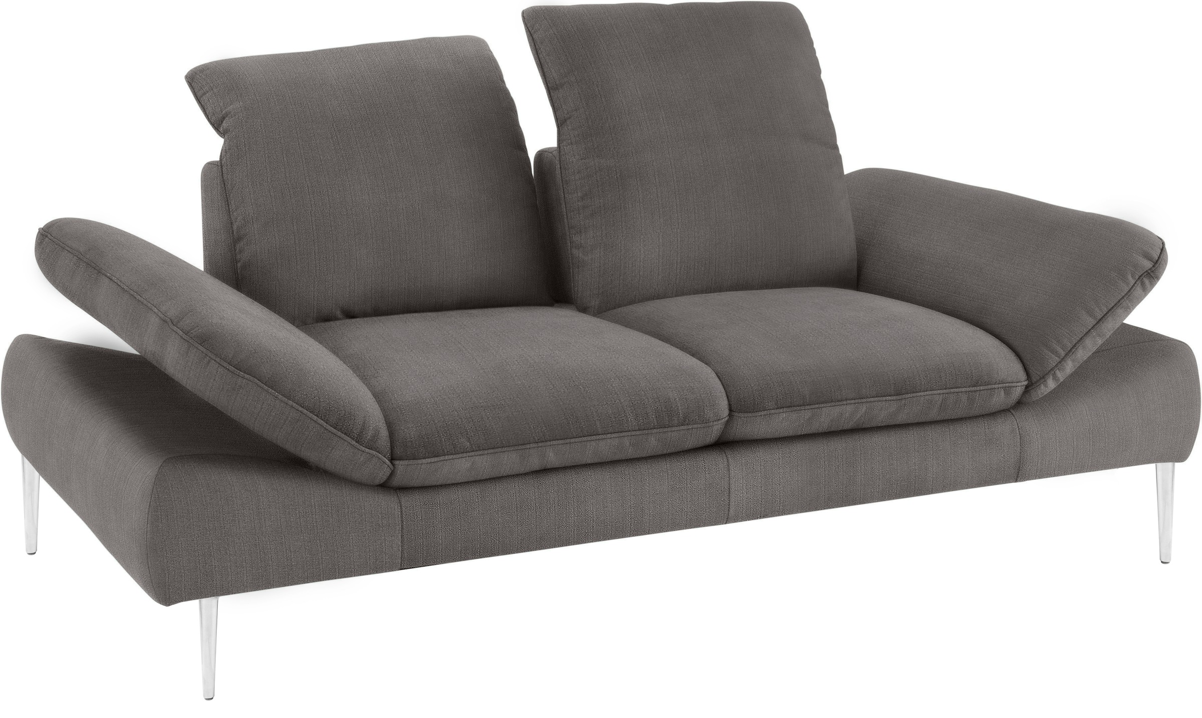 W.SCHILLIG 2,5-Sitzer »enjoy&MORE«, mit Sitztiefenverstellung, Füße Chrom glänzend, Breite 232 cm