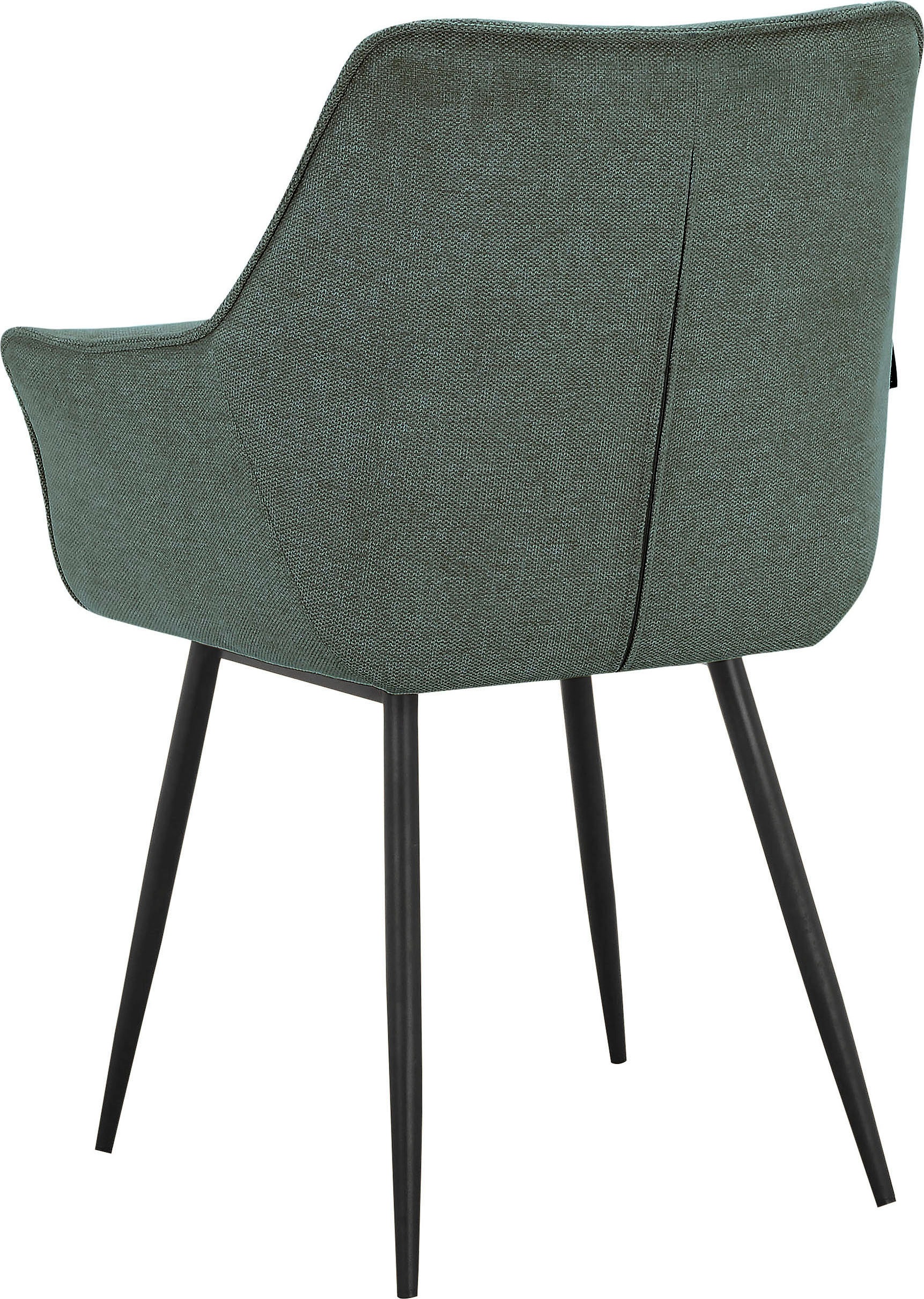 INOSIGN Esszimmerstuhl »Jaciara«, 2 St., Webstoff, im 2er Set erhältlich, Sitz und Rücken gepolstert, Sitzhöhe 48,5 cm