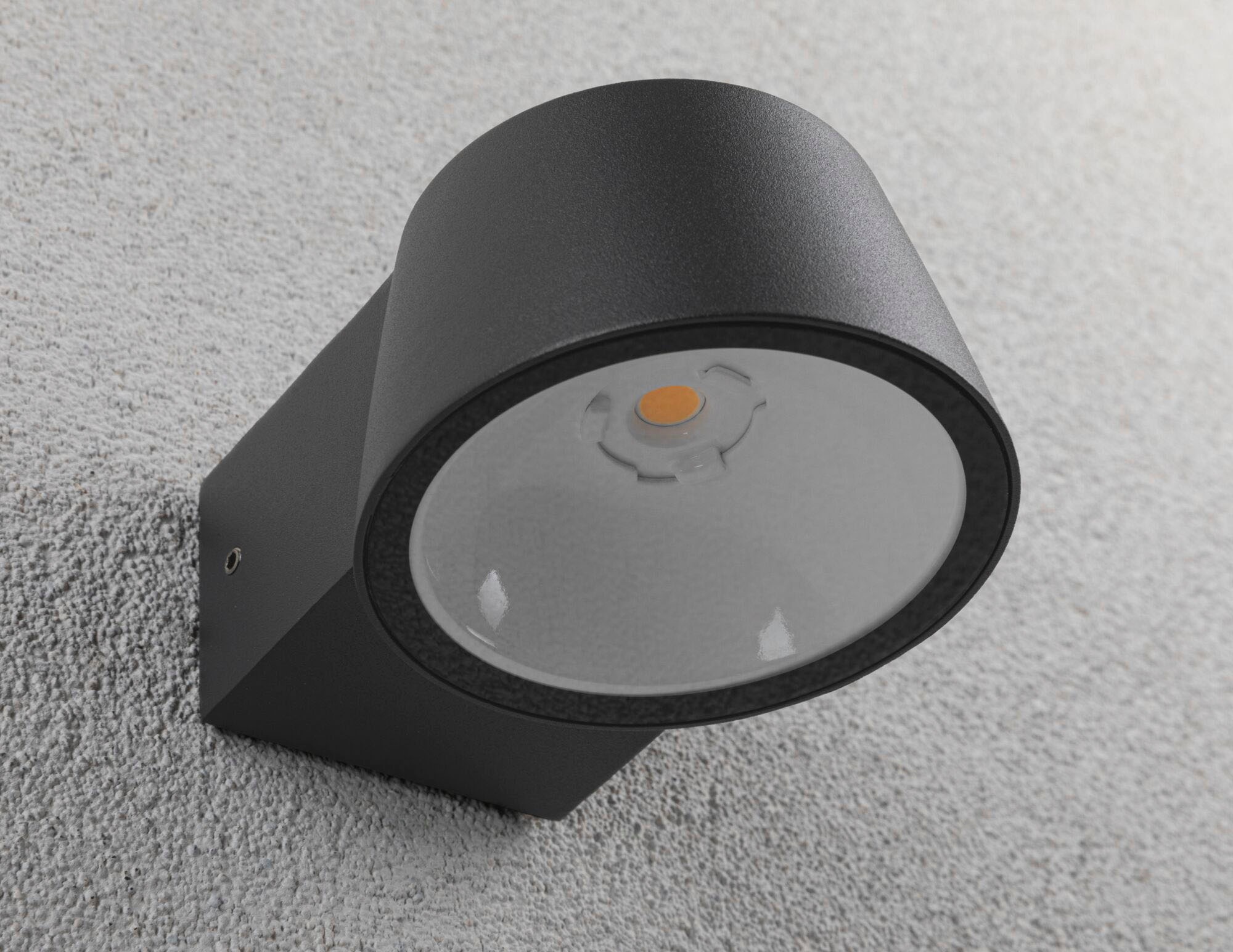 Paulmann LED Außen-Wandleuchte »Outdoor 230V Capea Aluminium anthrazit insect friendly«, 1 flammig, Insektenfreundlich, IP44, 2200K