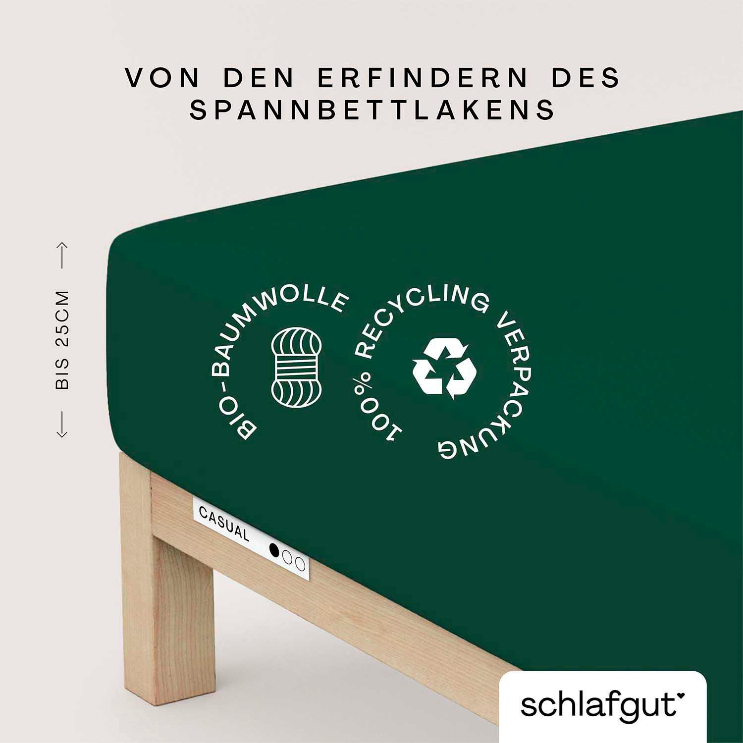 Schlafgut Spannbettlaken CASUAL u.a. in Gr. günstig online kaufen