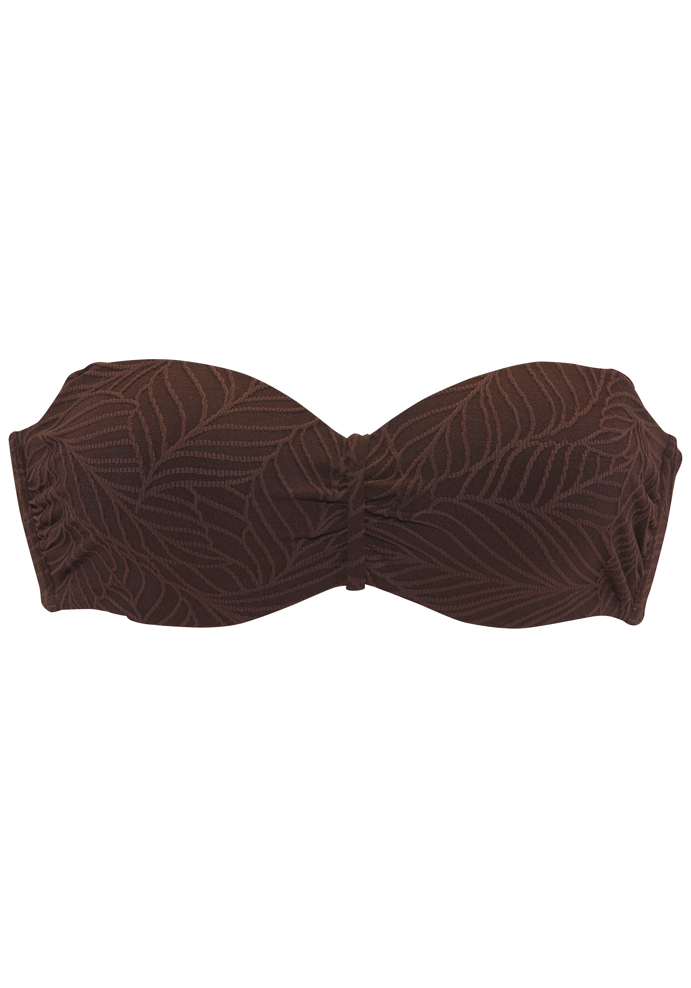 LASCANA Bügel-Bandeau-Bikini-Top »Fay« aus eleganter Strukturware