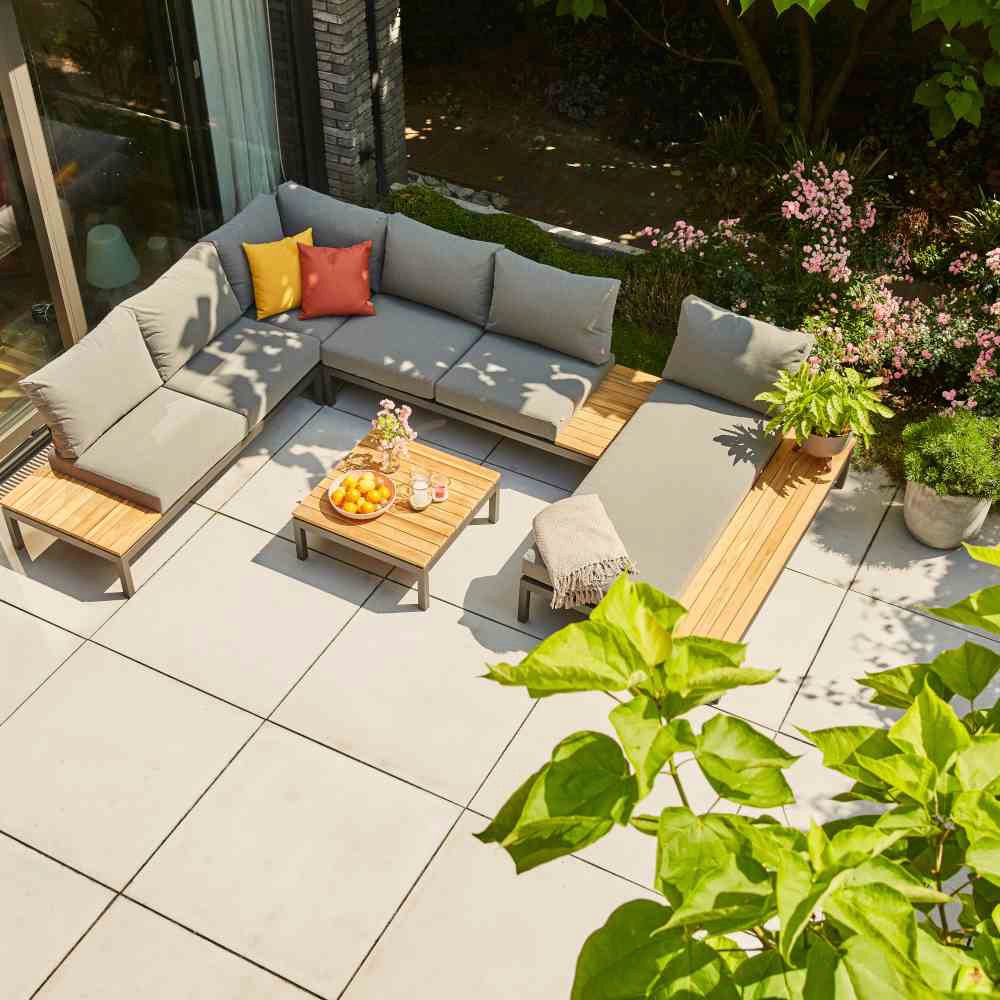 Siena Garden Gartenlounge-Set »Alvida«, (5 tlg.)