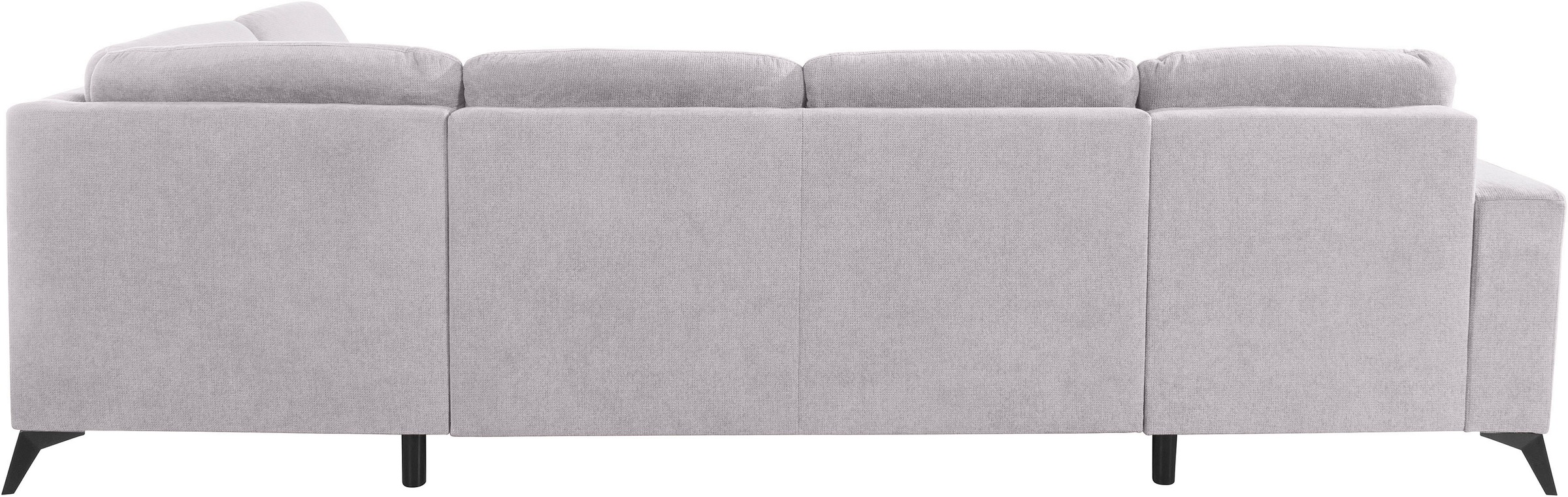 Places of Style Wohnlandschaft »Lolland U-Form«, Wahlweise mit Bettfunktion und Stauraum, auch mit abwischbarem Bezug
