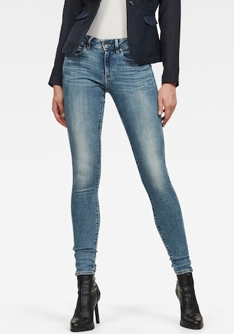 G-Star RAW Skinny-fit-Jeans »Midge Zip Mid Skinny«, mit Reißverschluss-Taschen hinten kaufen
