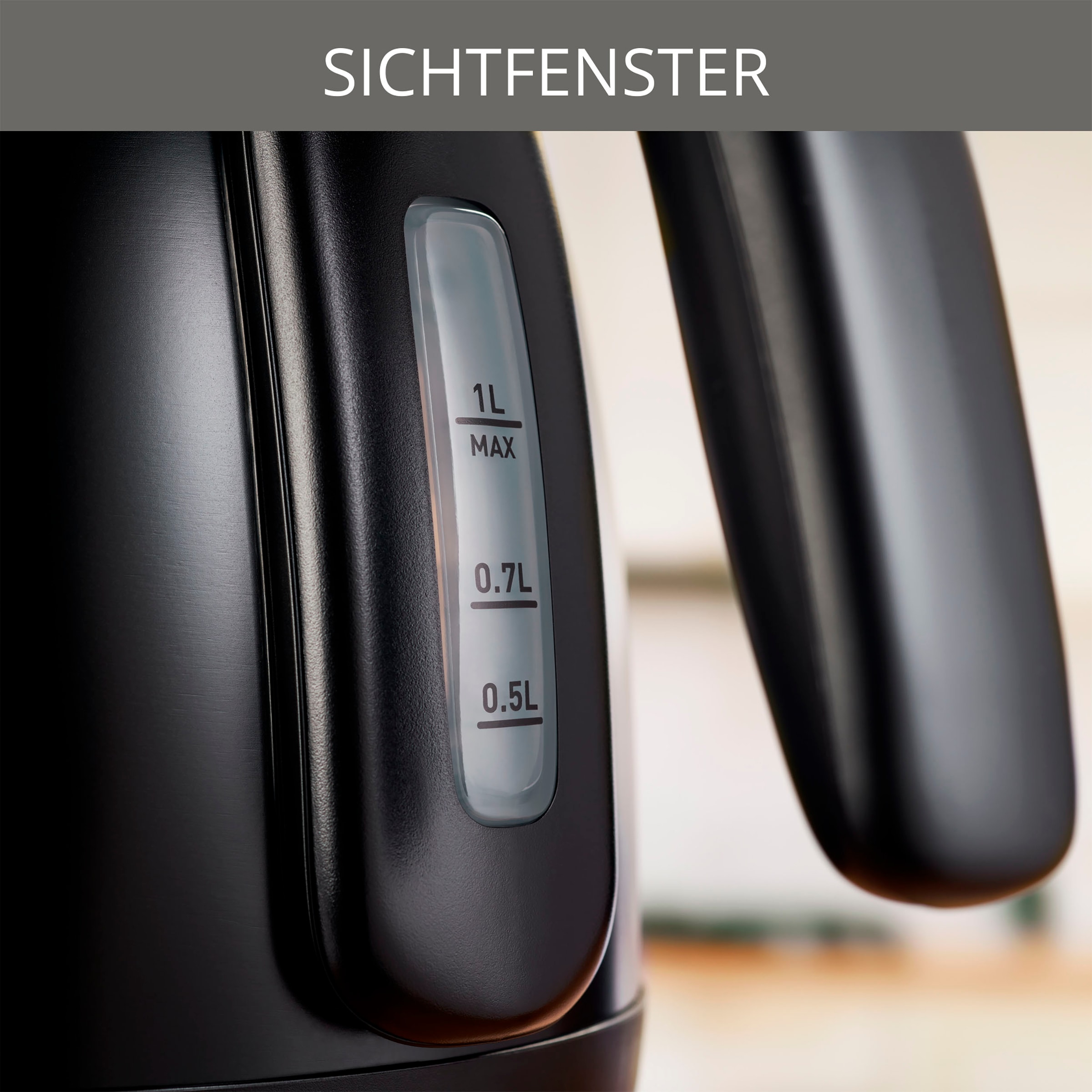 Krups Wasserkocher »BW9238 Café Control Gooseneck«, 1 l, 1200 W, Schwanenhals-Auslauf, 1 L, digitale Anzeige, 8 Einstellungen
