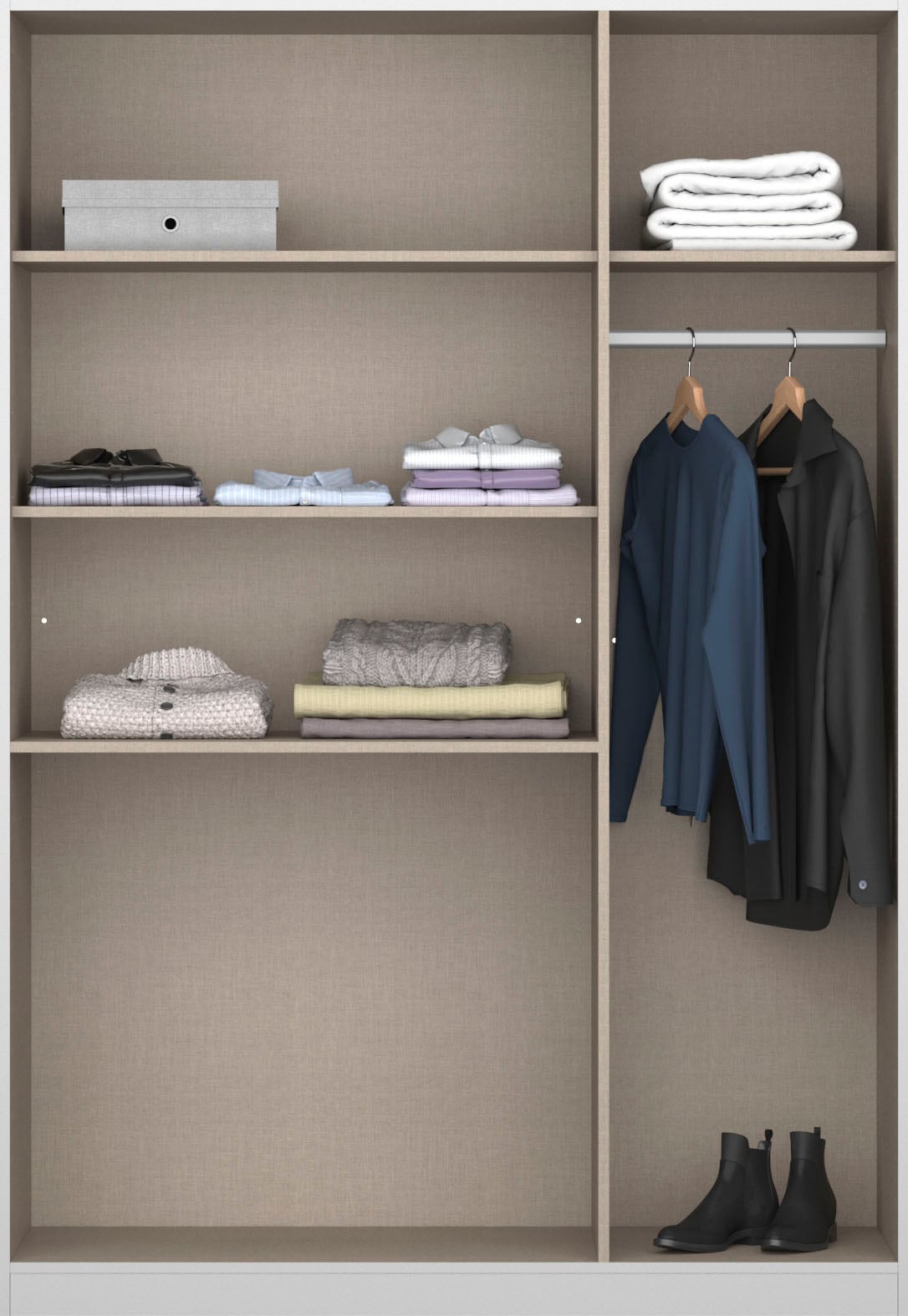 rauch Schrank-Set »Kleiderschrank Schrank Garderobe Garderobenschrank Eckschrank HOMBURG« Set, 