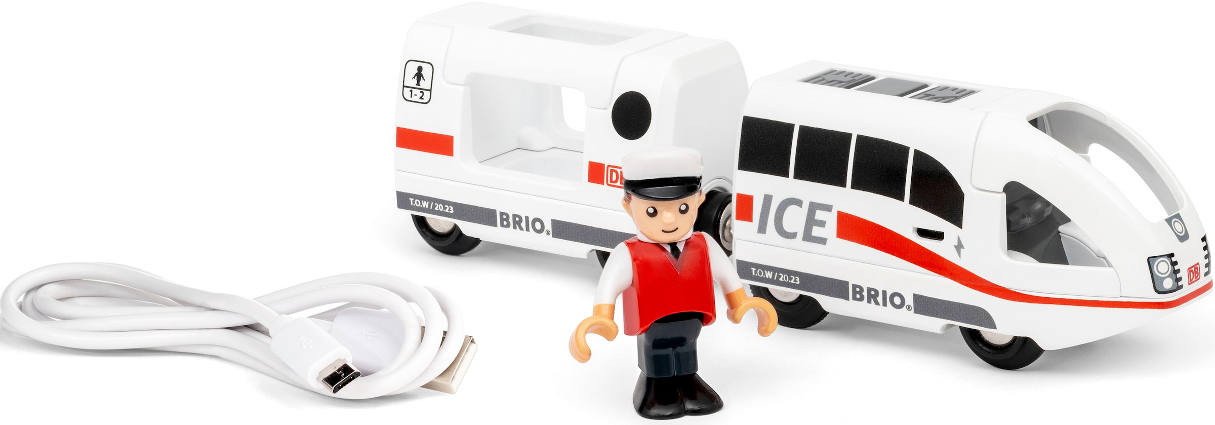BRIO® Spielzeug-Zug »BRIO® WORLD, ICE Batterie Zug«