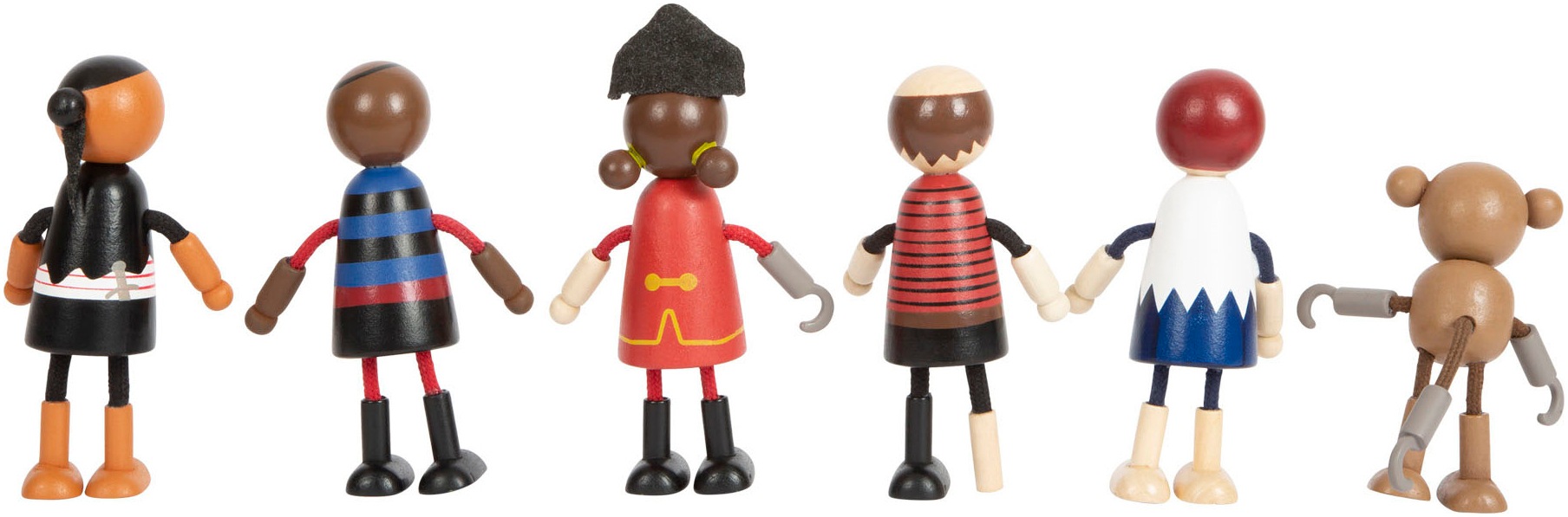 Small Foot Biegepuppe »Piraten Figuren«, (Set)