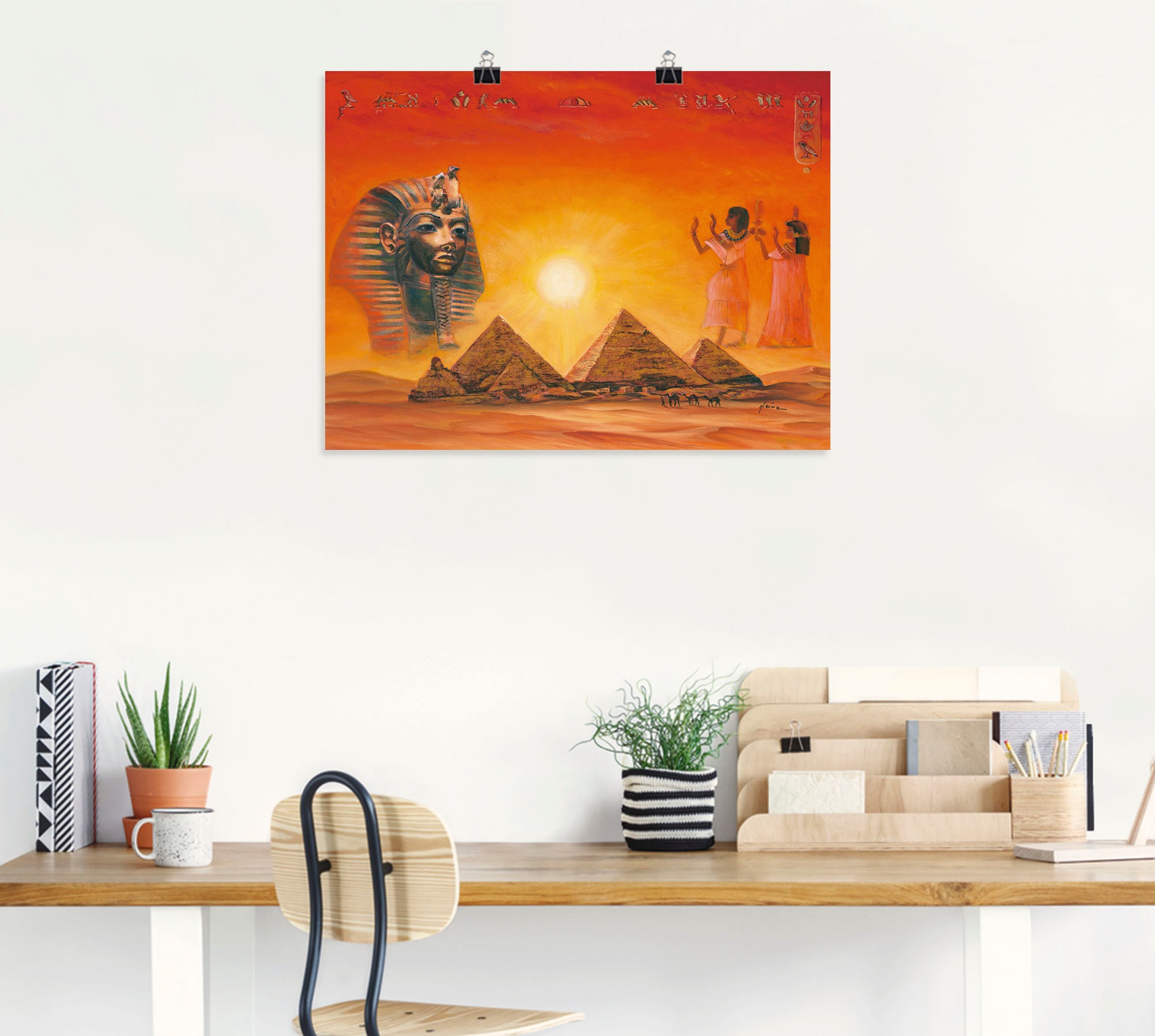 Artland Wandbild »Ägyptische Impressionen«, Afrika, (1 St.), als Alubild, Outdoorbild, Leinwandbild, Poster, Wandaufkleber