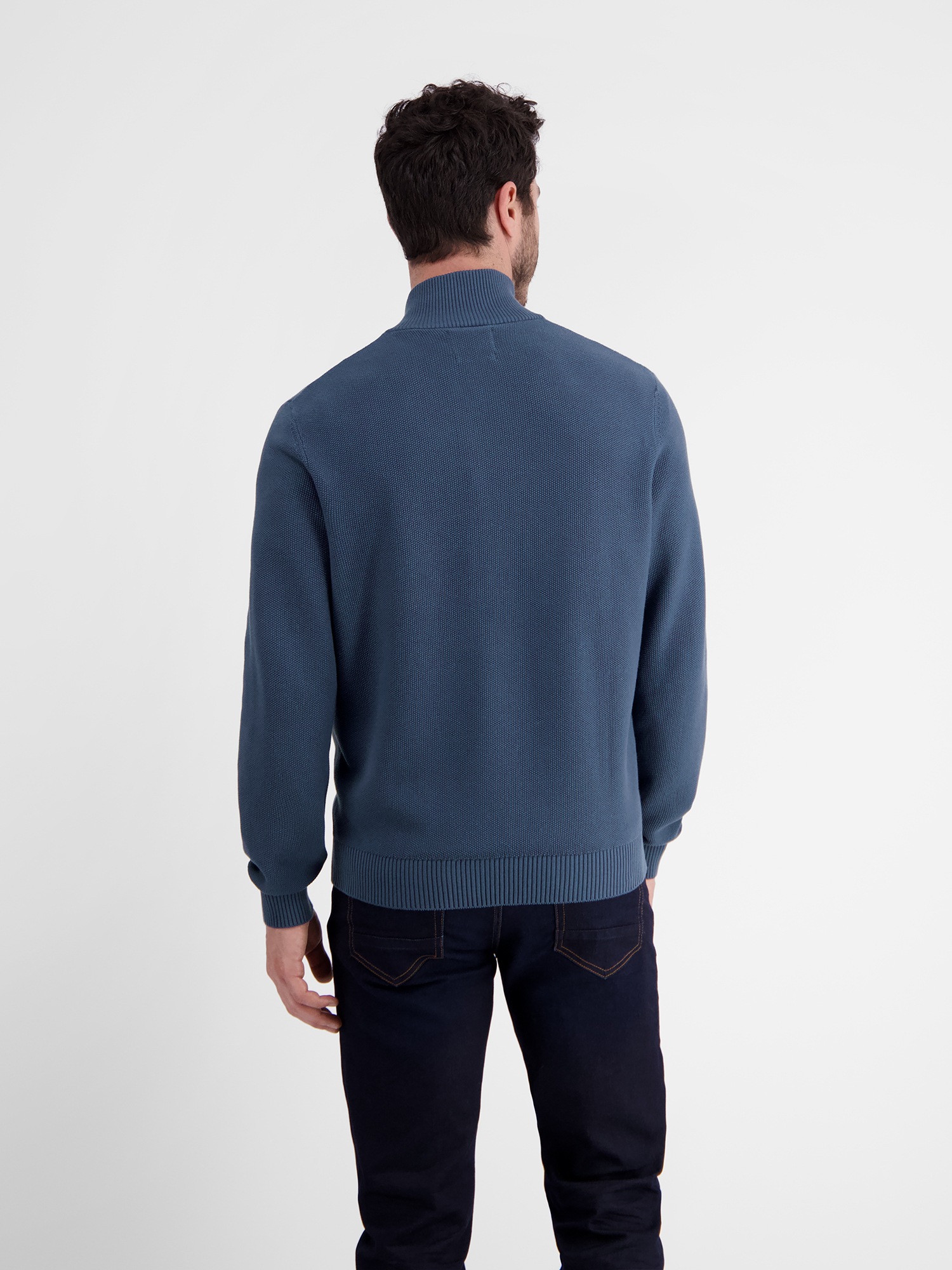 LERROS Strickjacke »LERROS Strickjacke mit Stehkragen«