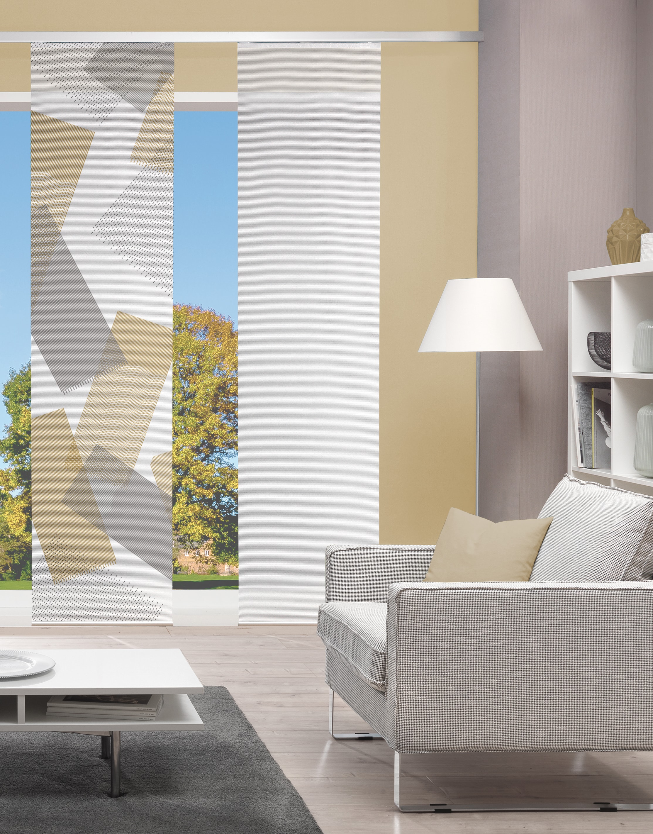 Vision Schiebegardine »NAYAH« Paneelwagen 1 Stk. tlg. SCHIEBEVORHANG, BAMBU günstig online kaufen