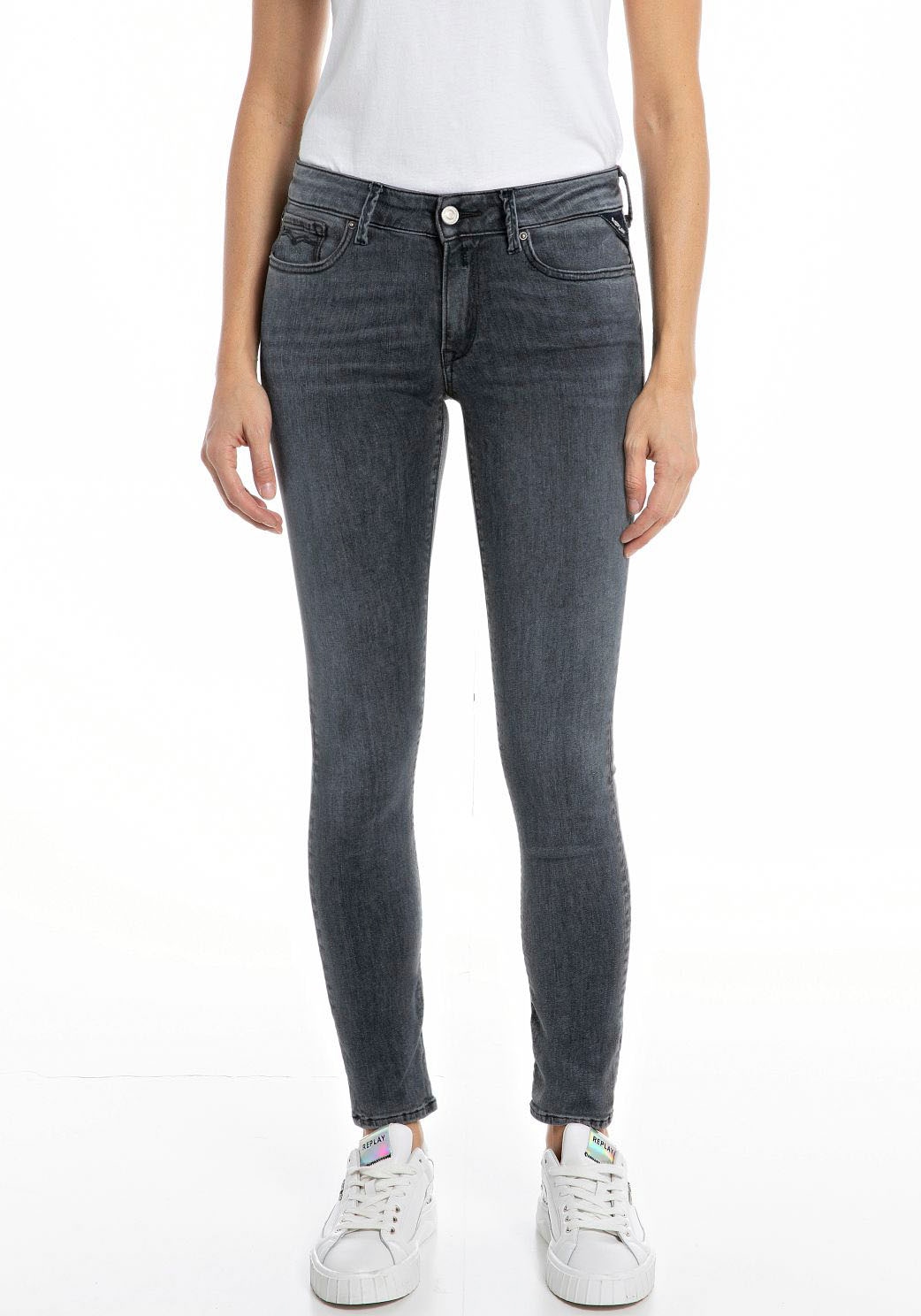 Replay 5-Pocket-Jeans »NEW LUZ Skinny Fit« in Ankle-Länge