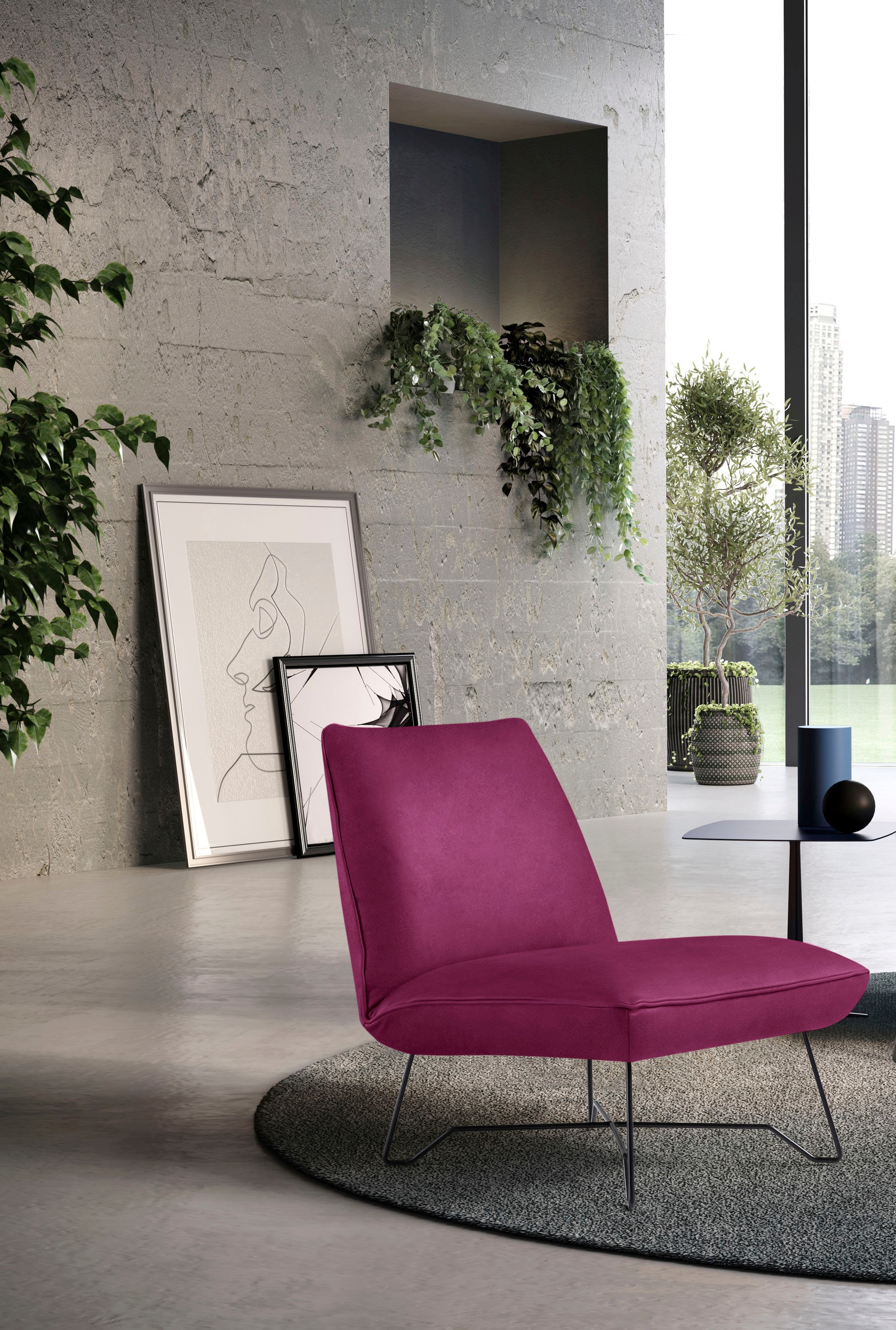 Egoitaliano Sessel »Lia Loungesessel, elegant und stylisch, toller Sitzkomf günstig online kaufen