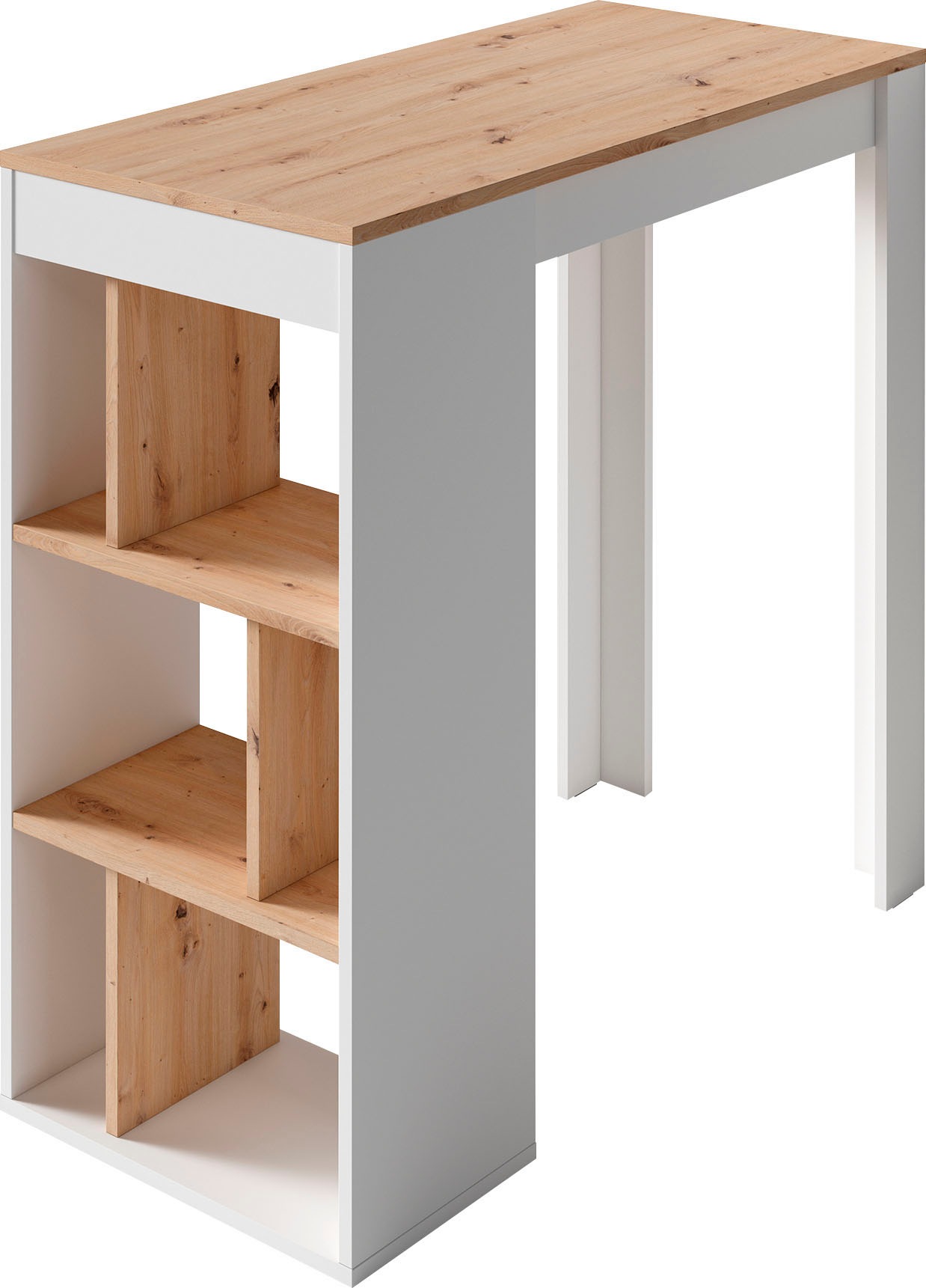Homexperts Bartisch »Momo«, Breite 110 cm mit Regalfächern