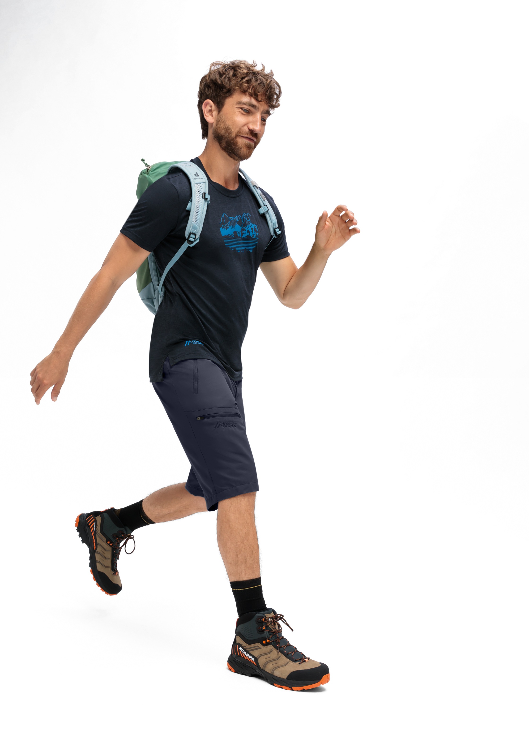 Maier Sports Outdoorhose »Nil Short Loop«  Herren Shorts, kurze Wanderhose, Outdoorhose 4 Taschen, Regular Fit