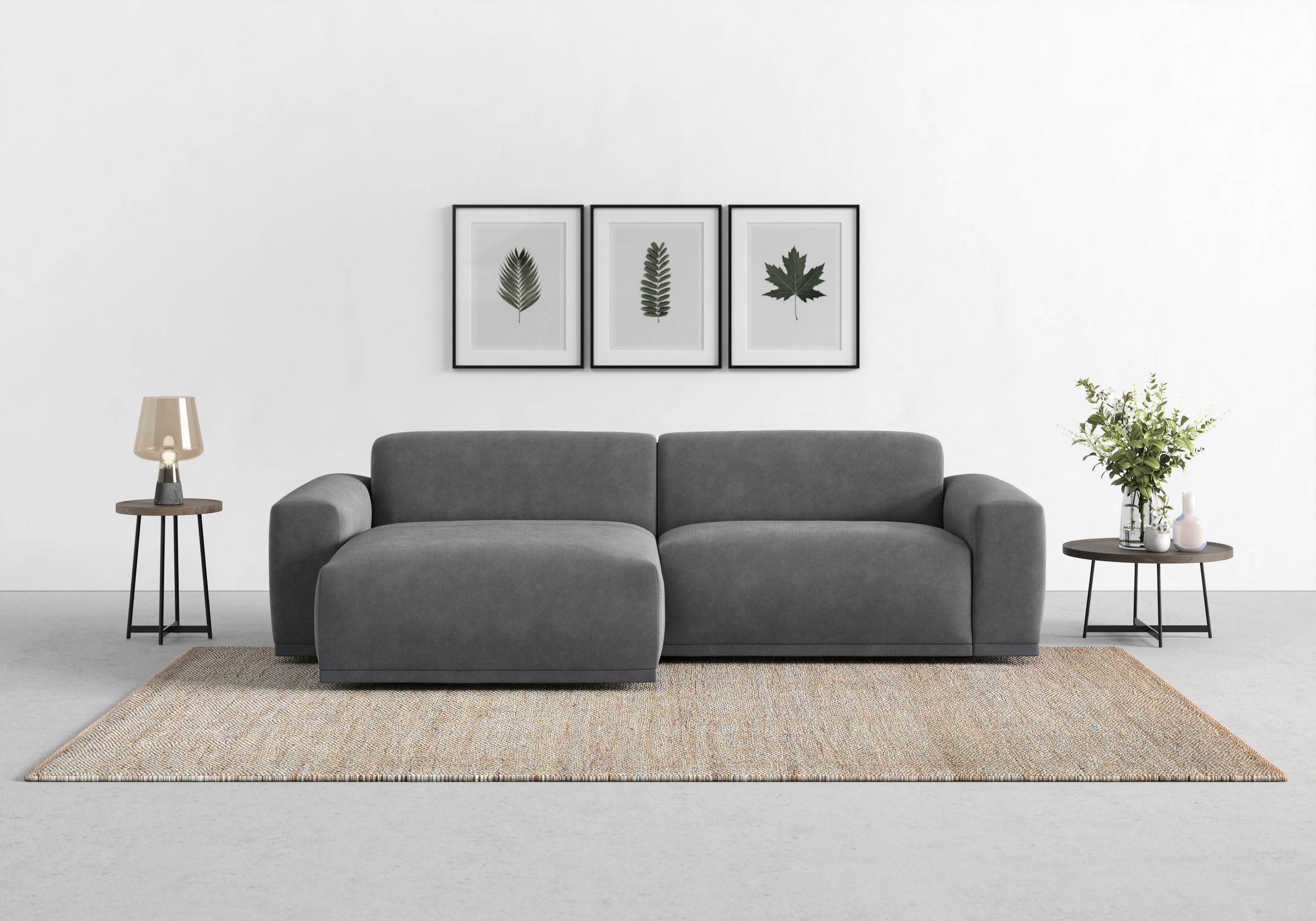 TRENDMANUFAKTUR Ecksofa »Braga, mit hochwertigem Kaltschaum, L-Form, in Cor günstig online kaufen