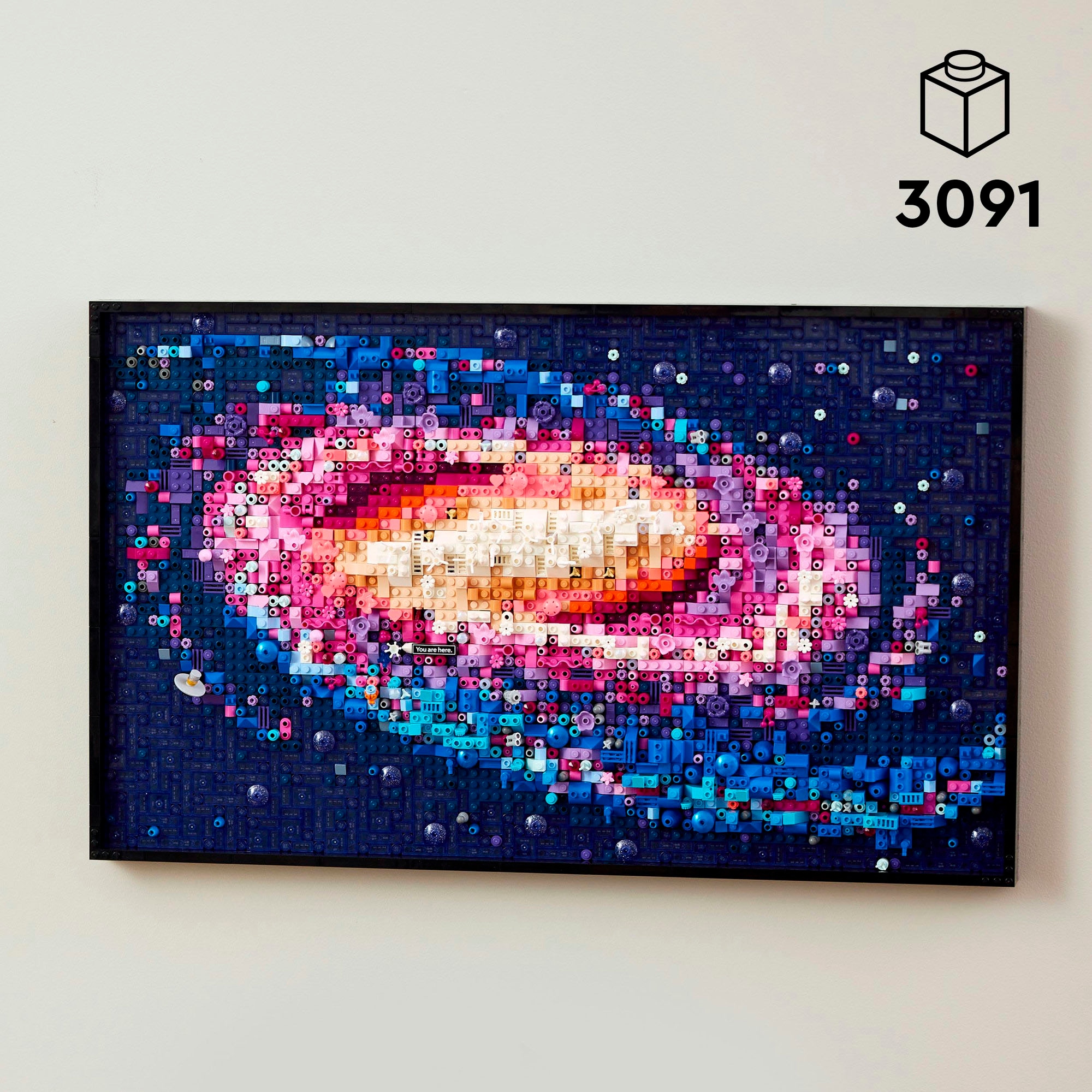 LEGO® Konstruktionsspielsteine »Die Milchstraßen-Galaxie (31212), LEGO ART«, (3091 St.), Made in Europe