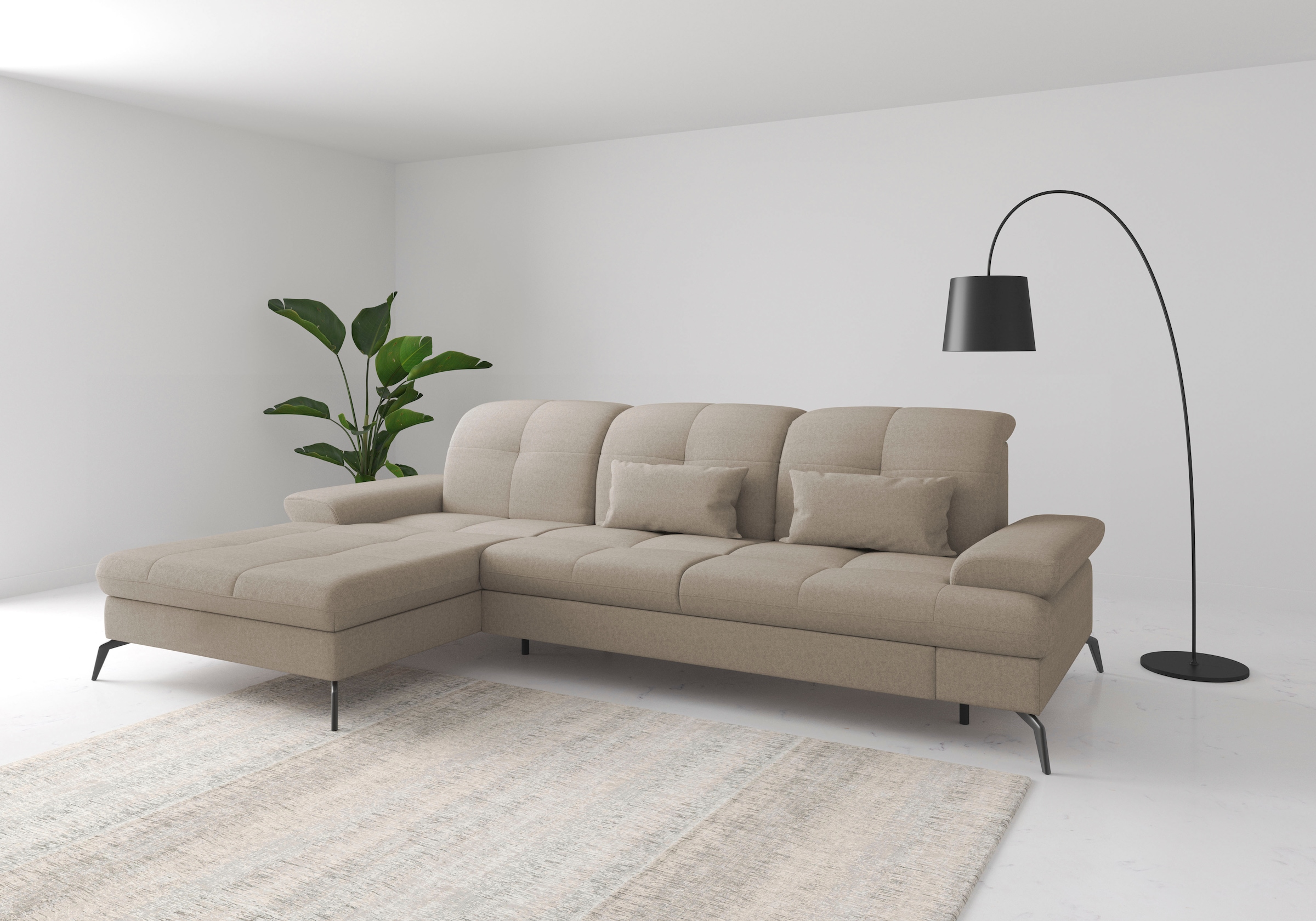 sit&more Ecksofa »Amica«, inkl Sitztiefenverstellung und Armteilverstellung günstig online kaufen