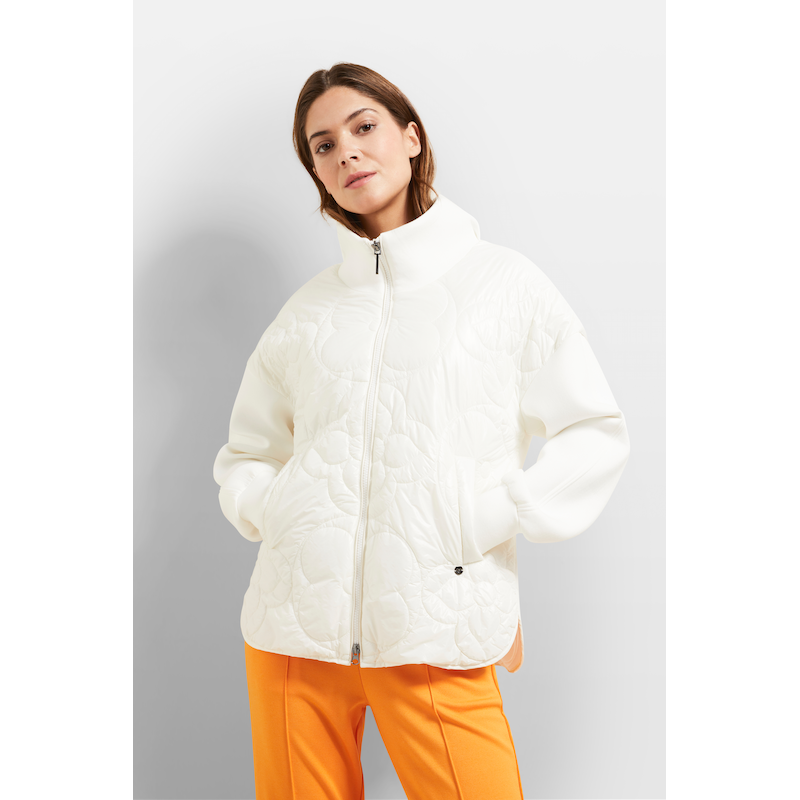 BUGATTI Blouson ohne Kapuze aus hochwertiger Füllfaser ecru 42 42 Respect-Nature-Produkt