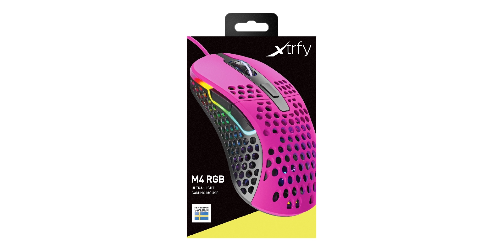 Cherry Xtrfy Gaming-Maus »M4 RGB«, kabelgebunden, ultraleichte Gaming-Maus