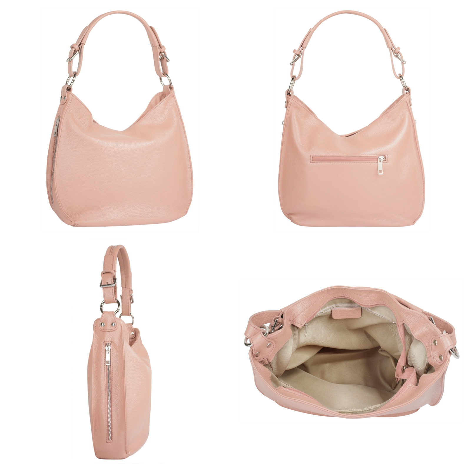 Samantha Look Shopper, echt Leder, Made in Italy