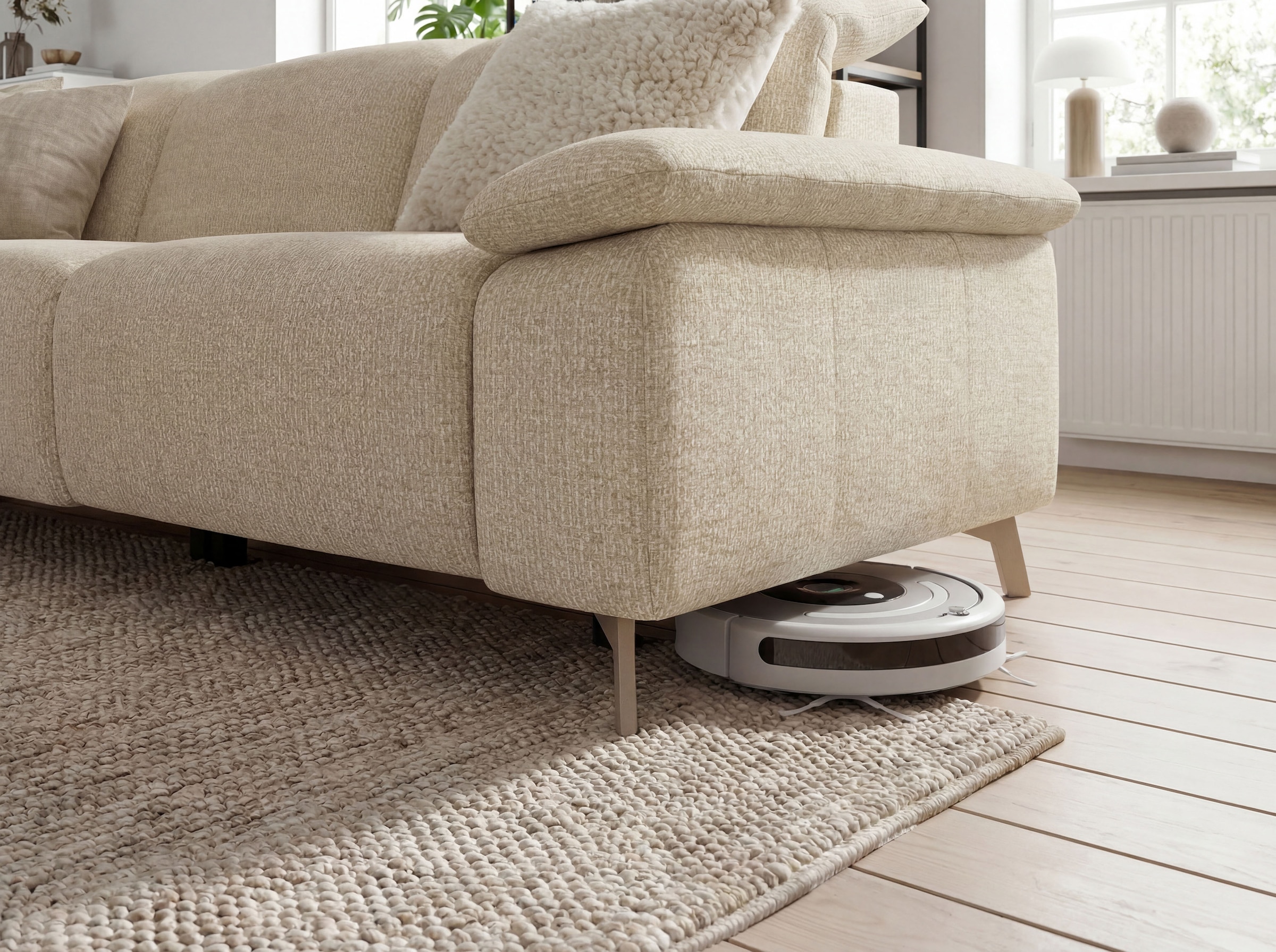 Musterring Ecksofa »MR 370, intelligenter Komfort im modernen Design« Optionale Relaxfunktion, flexible Kopfteile & klappbare Armlehnen