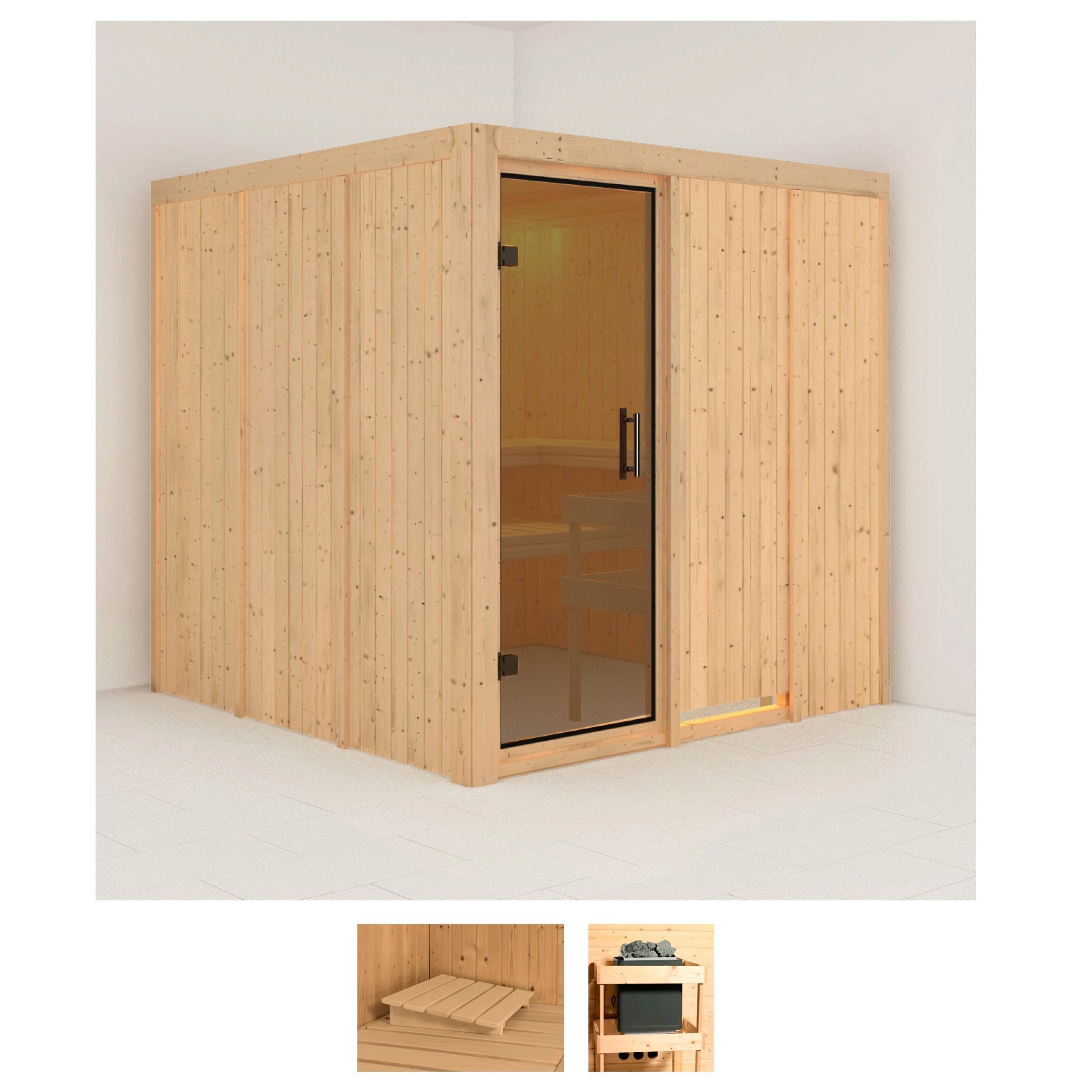 Karibu Sauna »Rodin« Set, ohne Ofen günstig online kaufen