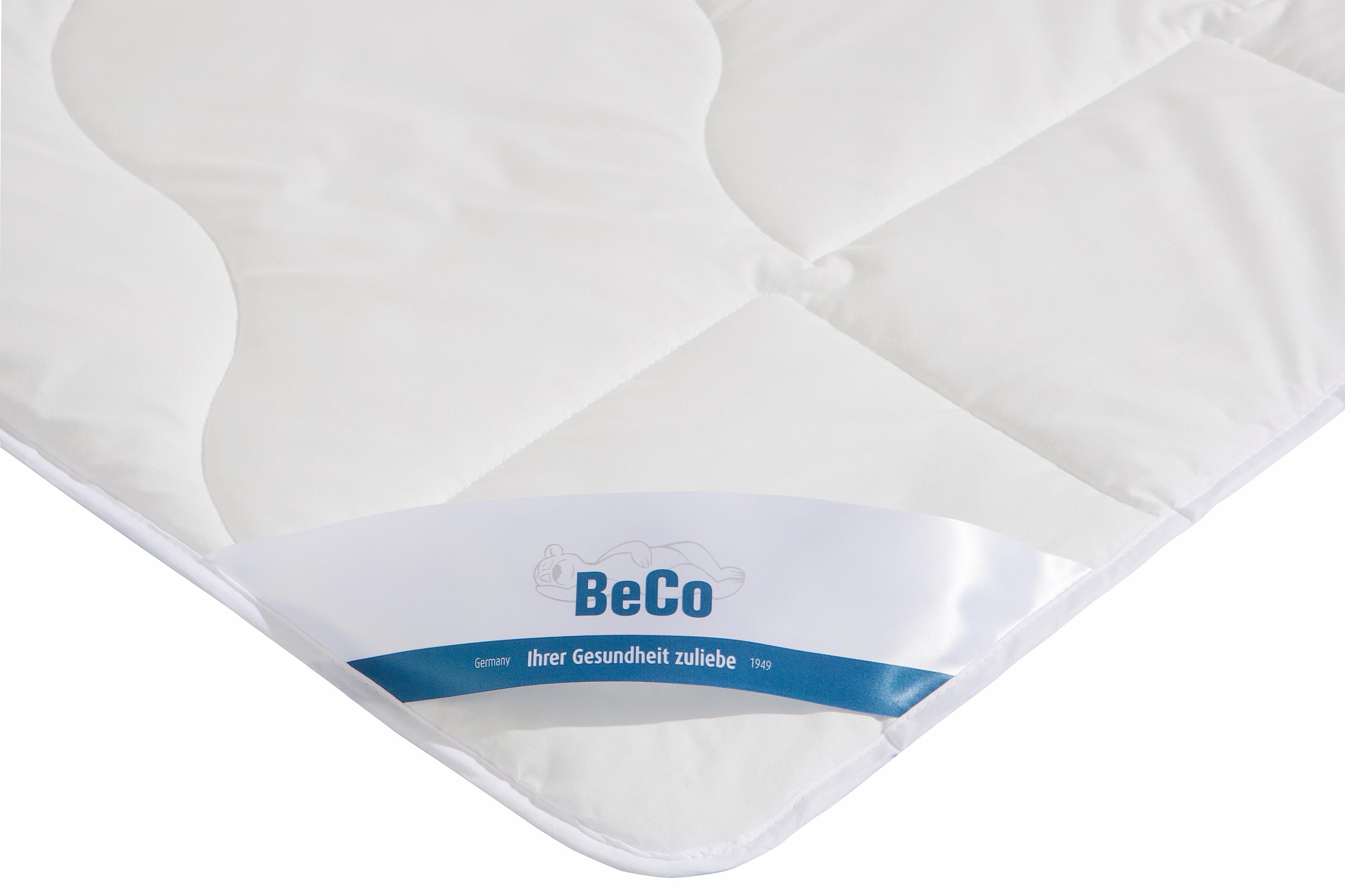 (1 Schutz vor Hohenstein schnell Beco bestellen bequem Milben, von geprüfter getestet Baumwolle »Proneem«, oder Polyester, Bezug und St.), Kunstfaserbettdecke normal,