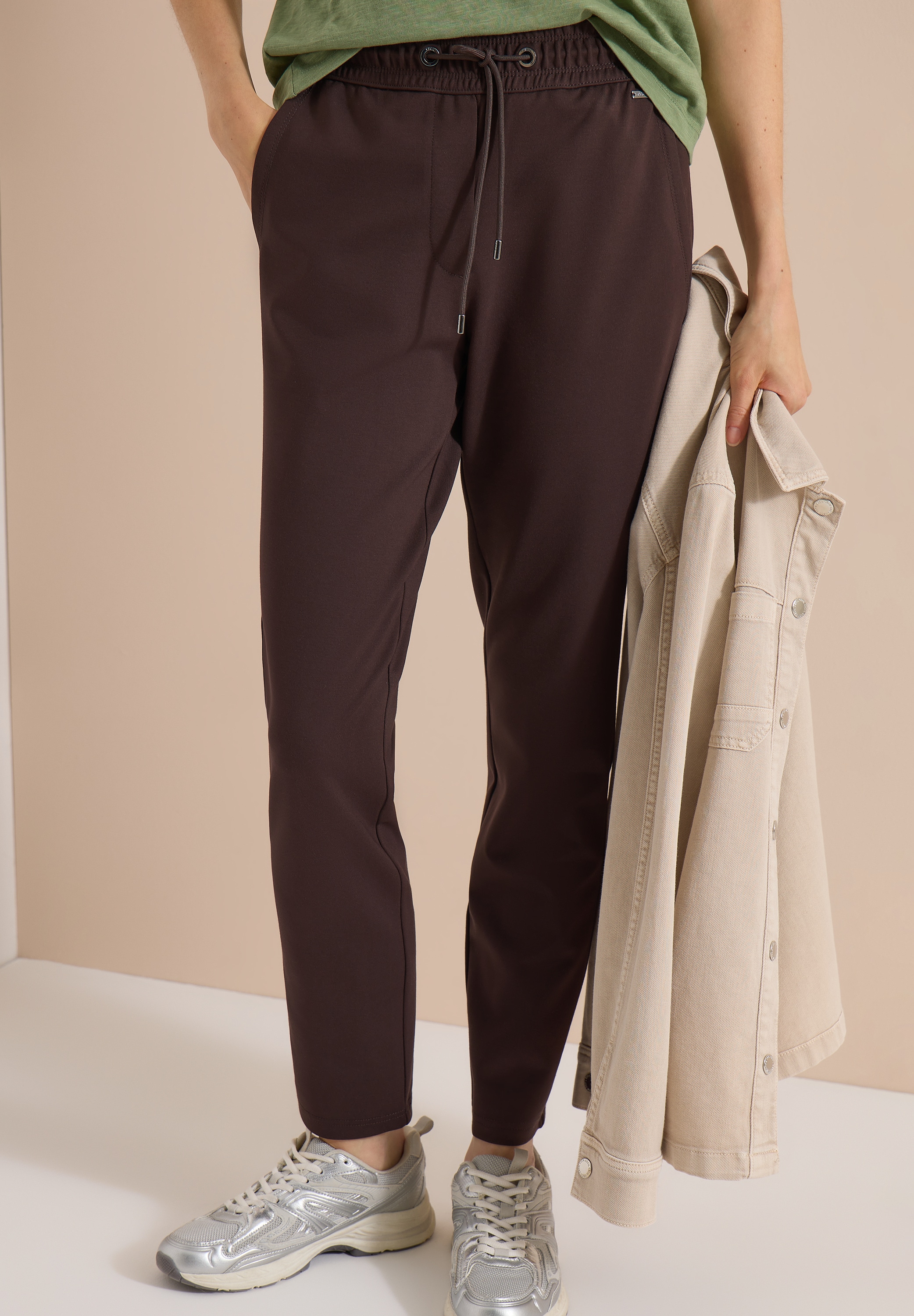 Cecil Stoffhose »Style Tracey«  mit elastischem Bund und Tunnelzug