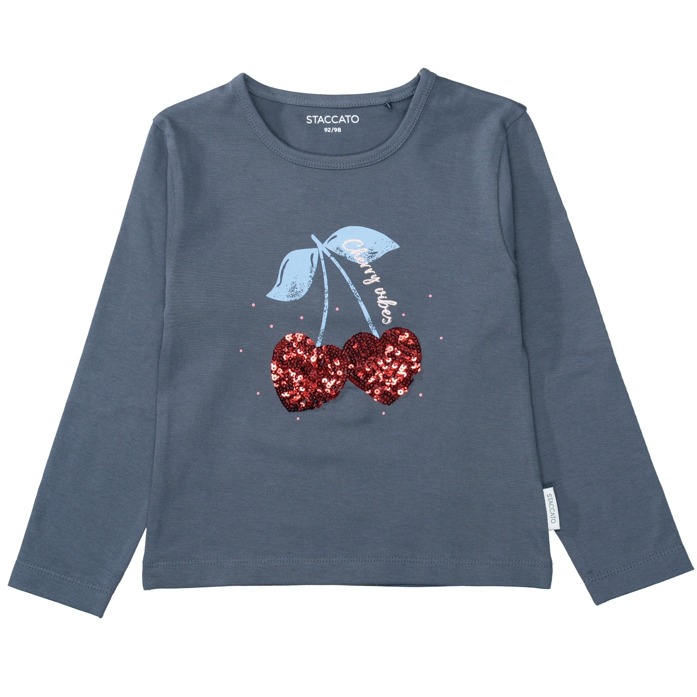 STACCATO Print-Shirt 2er Pack, bedruckt und mit Pailletten