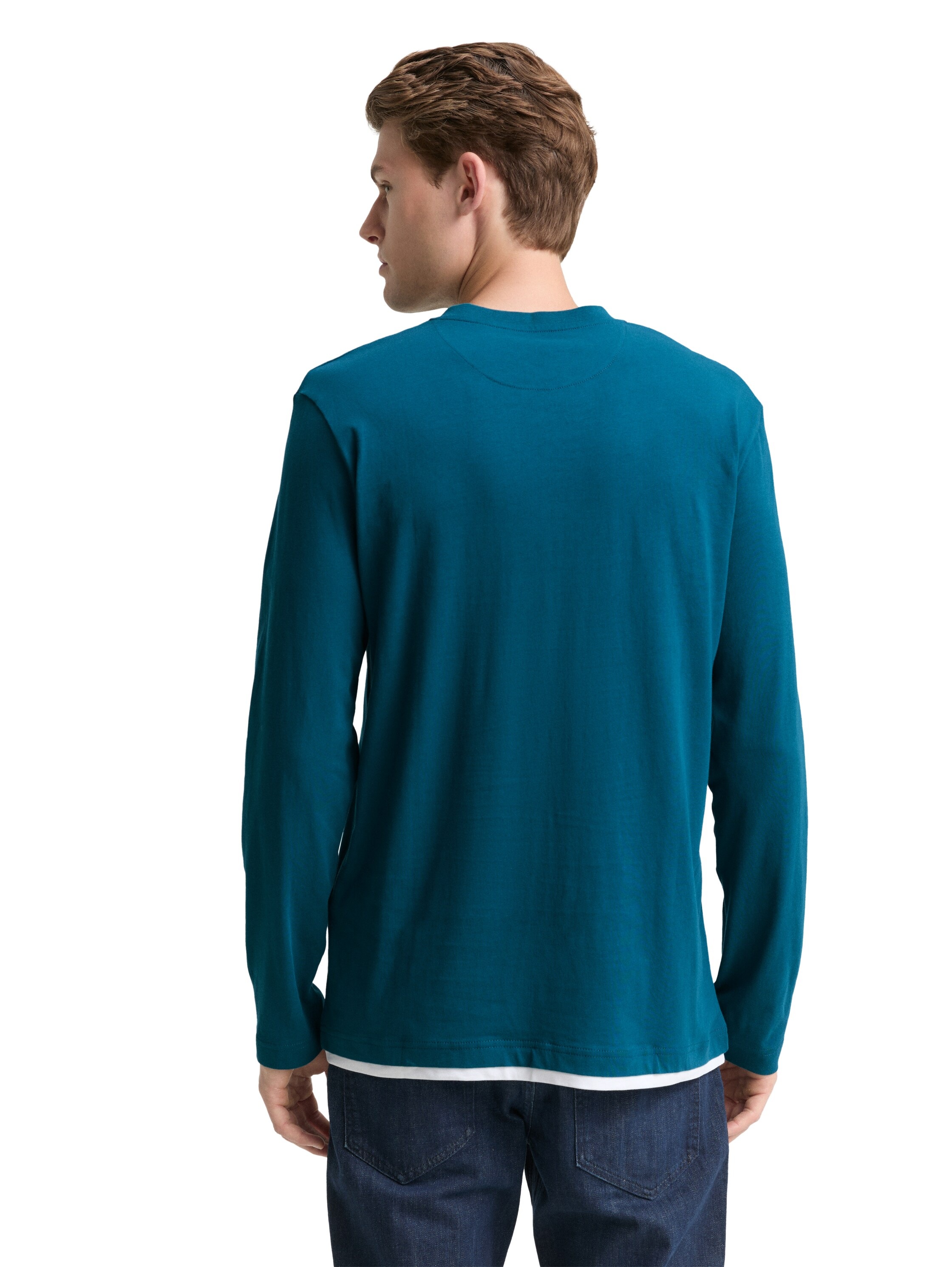 TOM TAILOR Langarmshirt mit Logo Print