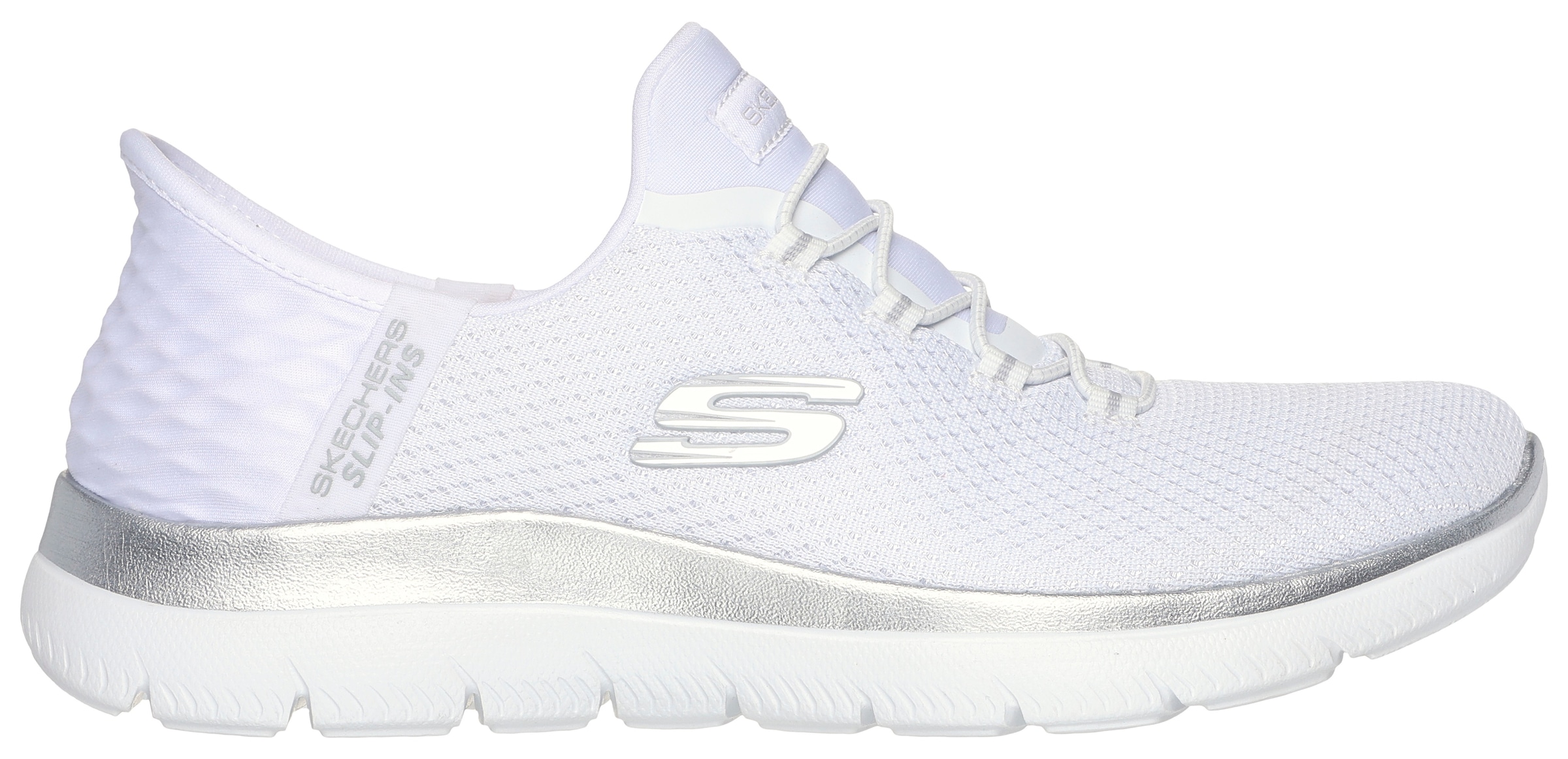 Skechers Slip-On Sneaker »SUMMITS-DIAMOND DREAM«, Schlupfschuh, Freizeitschuh mit praktischer Slip-Ins Funktion