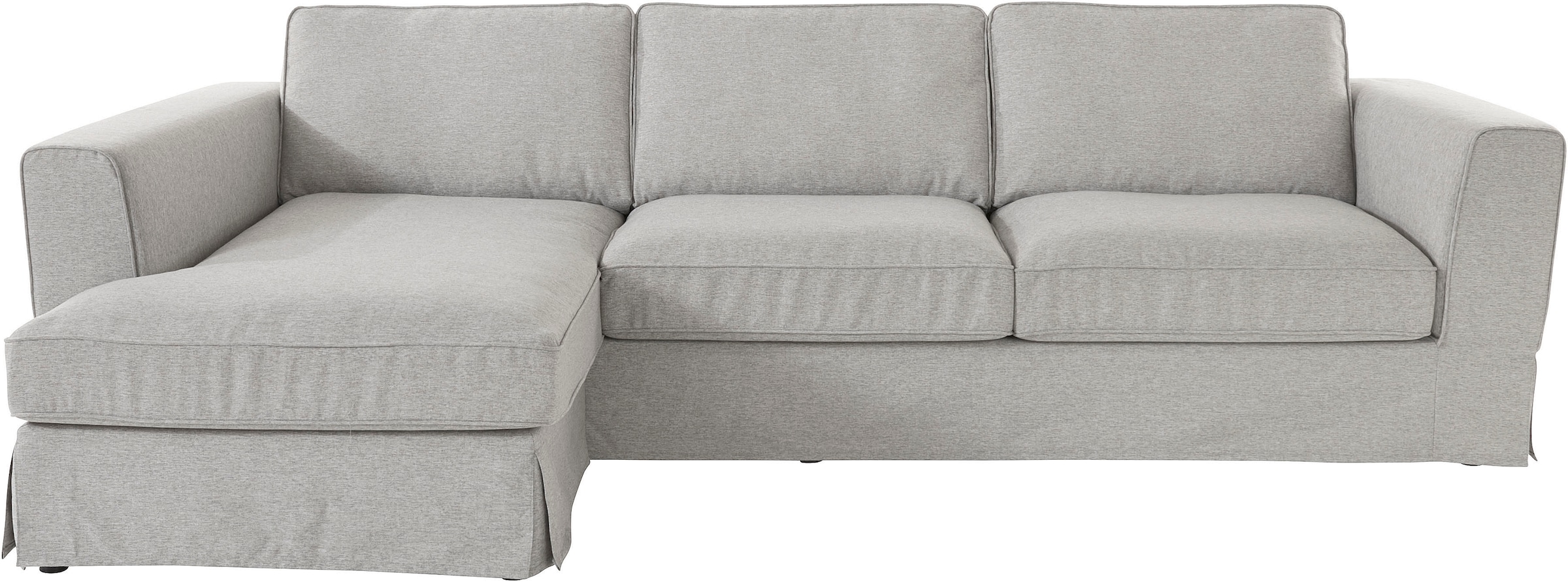 Home affaire Ecksofa »Vintage L-Form« 3-Sitzer Polsterecke im Landhausstil, günstig online kaufen