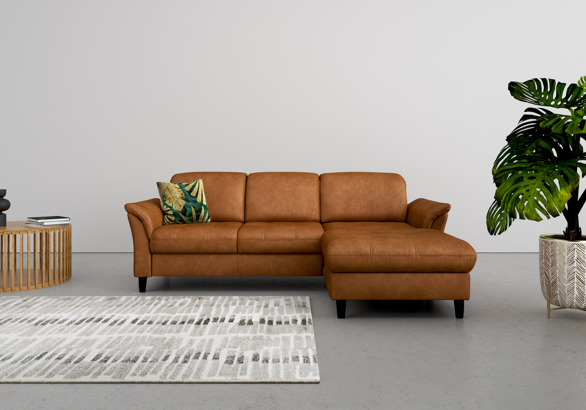 sit&more Ecksofa »Maggiore L-Form« wahlweise mit Kopfteilverstellung, Bettf günstig online kaufen