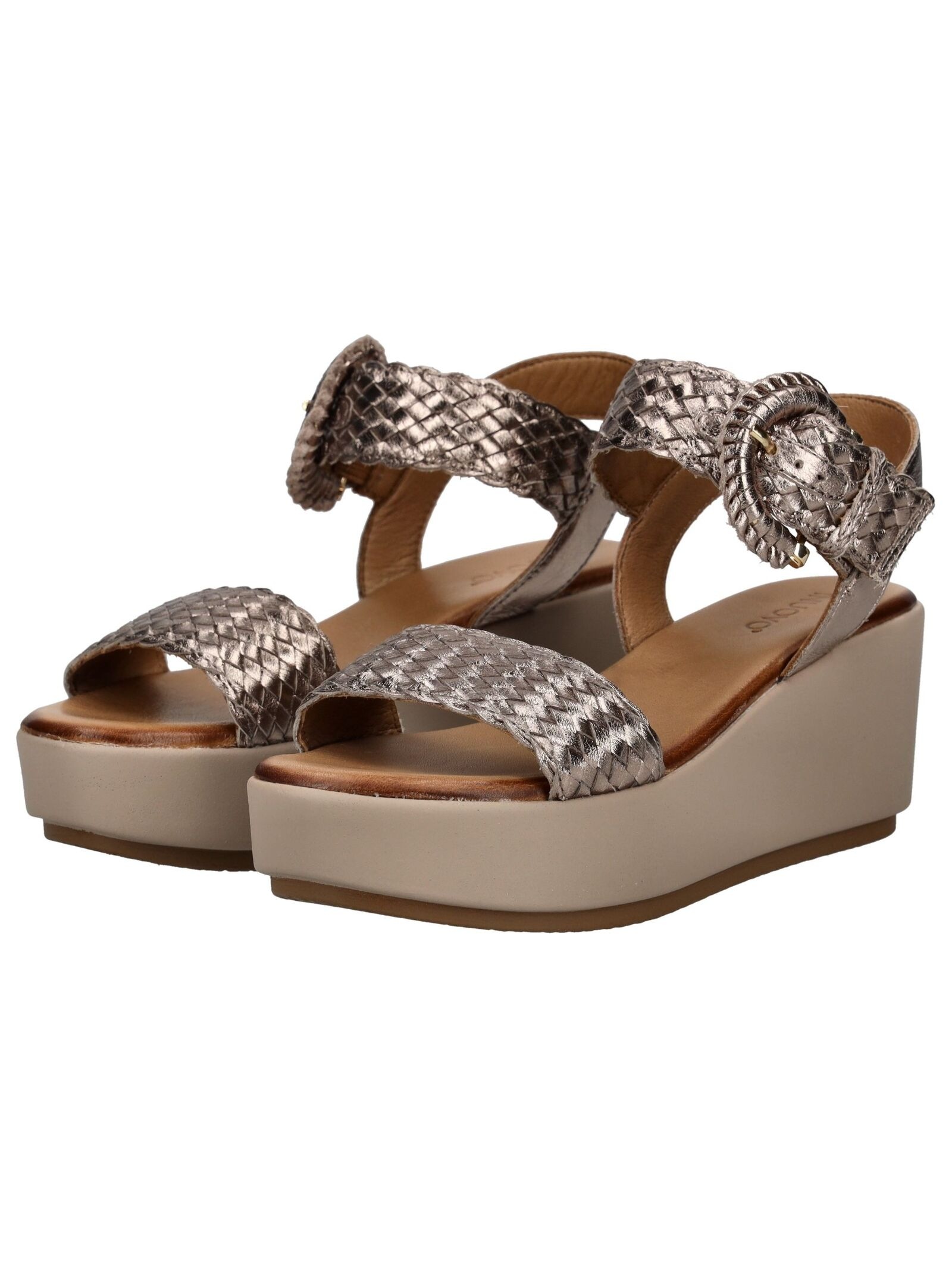 INUOVO Keilsandalette »INUOVO Sandalen Leder«